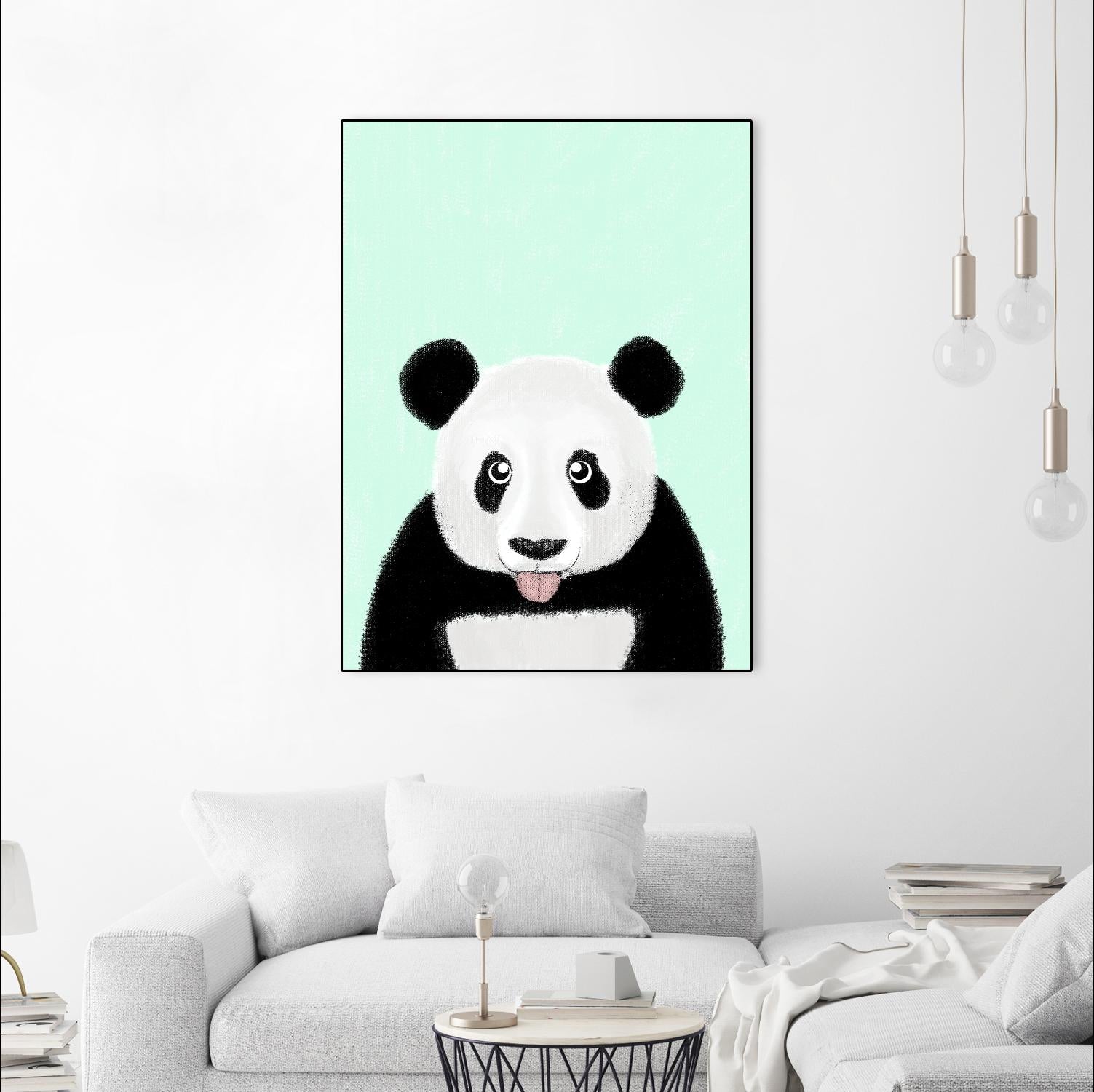 Cute Panda by Barruf on GIANT ART - multicolor urban/pop surrealism; animals
