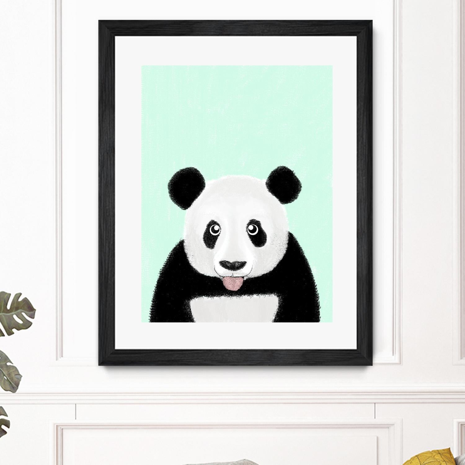 Cute Panda by Barruf on GIANT ART - multicolor urban/pop surrealism; animals