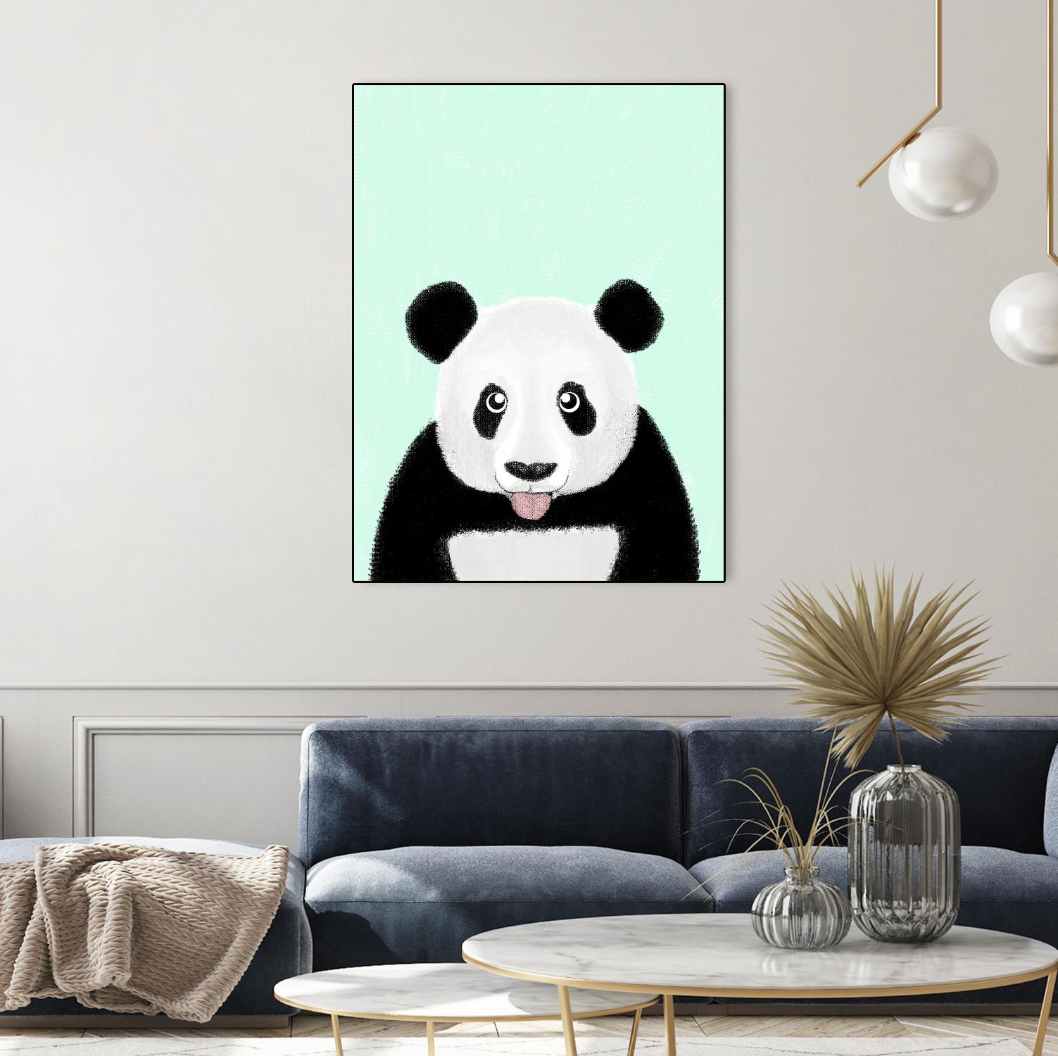 Cute Panda by Barruf on GIANT ART - multicolor urban/pop surrealism; animals