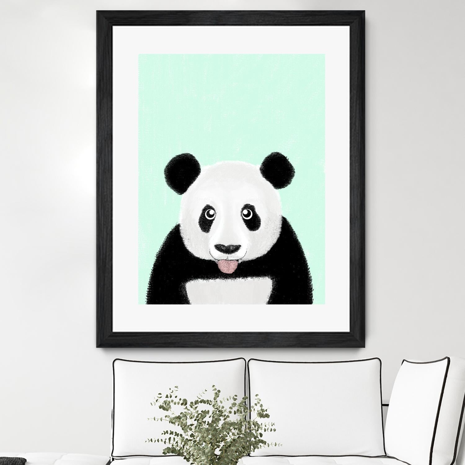 Cute Panda by Barruf on GIANT ART - multicolor urban/pop surrealism; animals