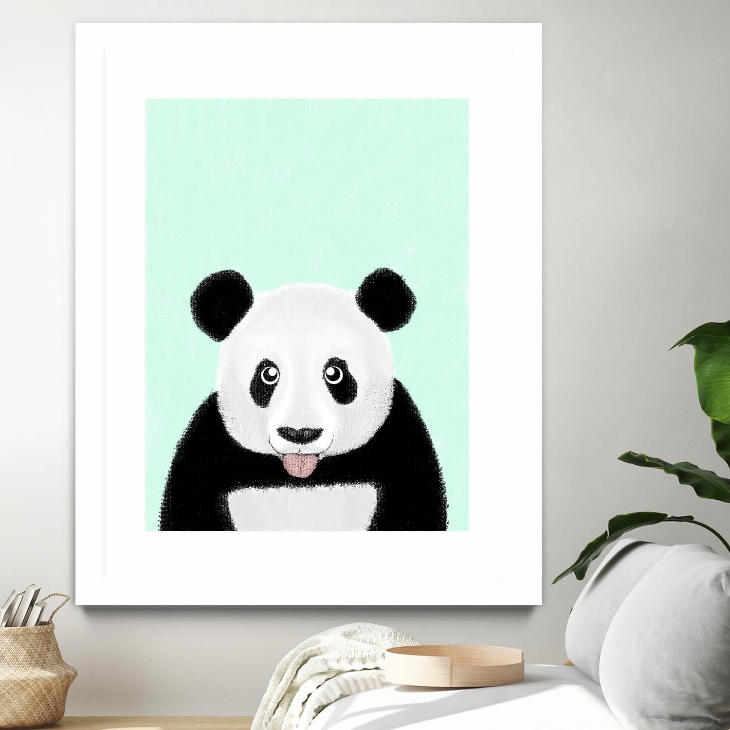 Cute Panda by Barruf on GIANT ART - multicolor urban/pop surrealism; animals