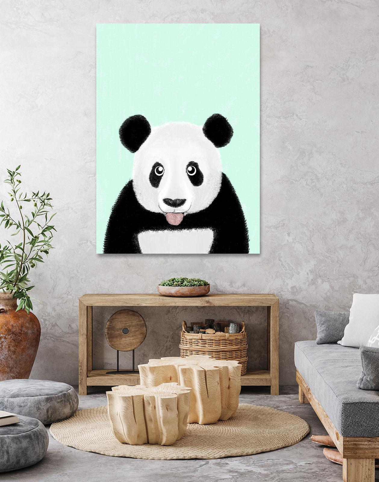 Cute Panda by Barruf on GIANT ART - multicolor urban/pop surrealism; animals