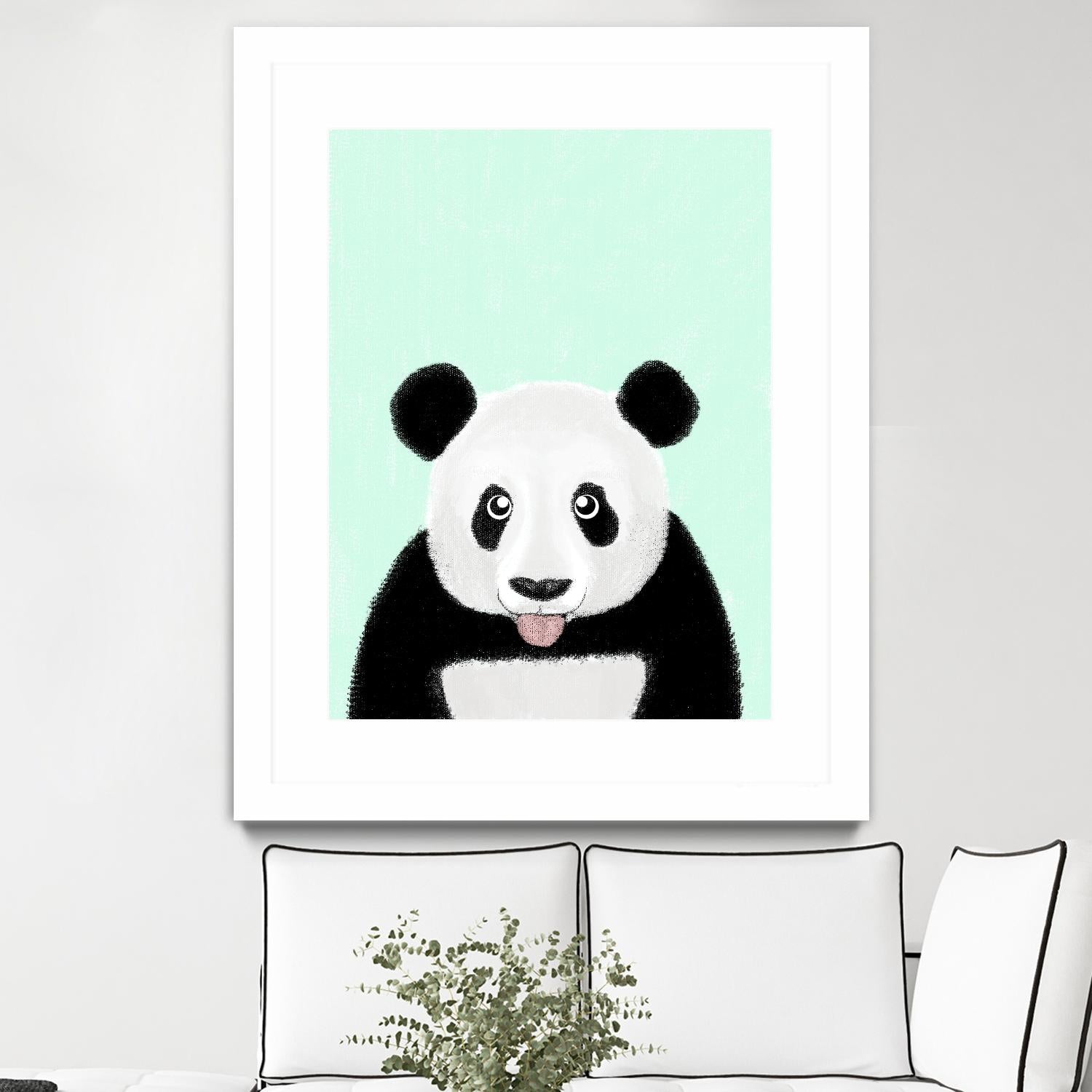 Cute Panda by Barruf on GIANT ART - multicolor urban/pop surrealism; animals