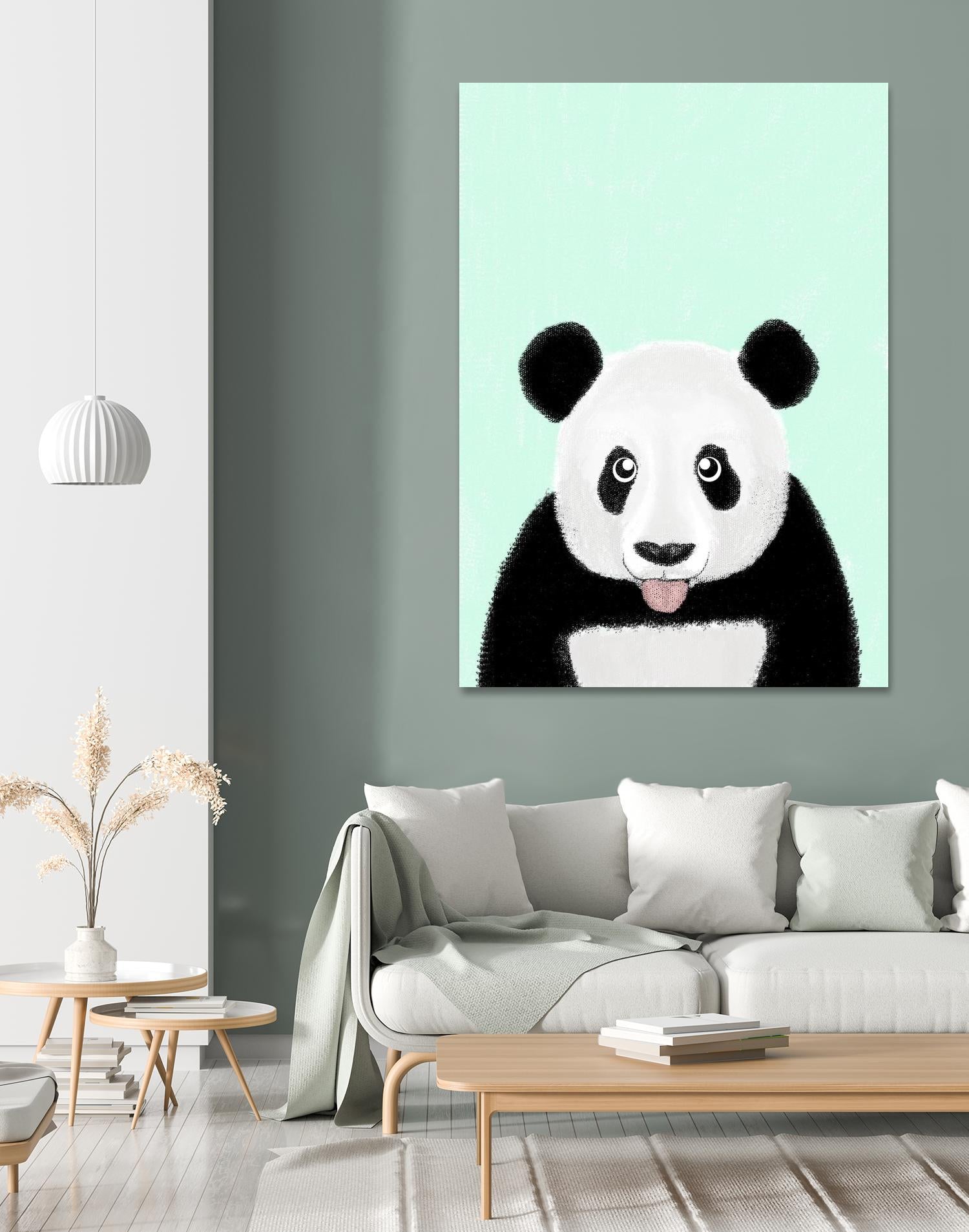 Cute Panda by Barruf on GIANT ART - multicolor urban/pop surrealism; animals