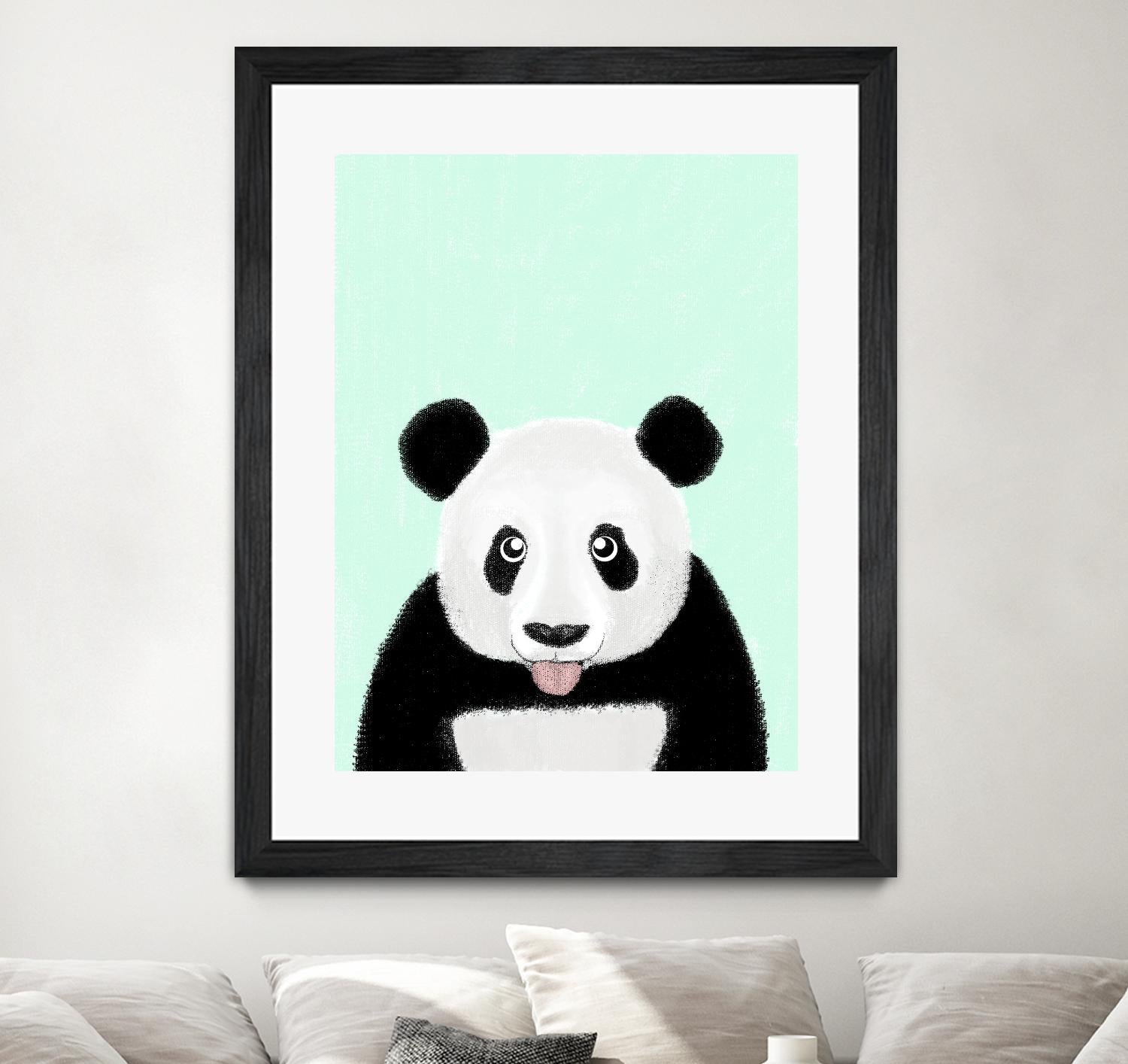 Cute Panda by Barruf on GIANT ART - multicolor urban/pop surrealism; animals