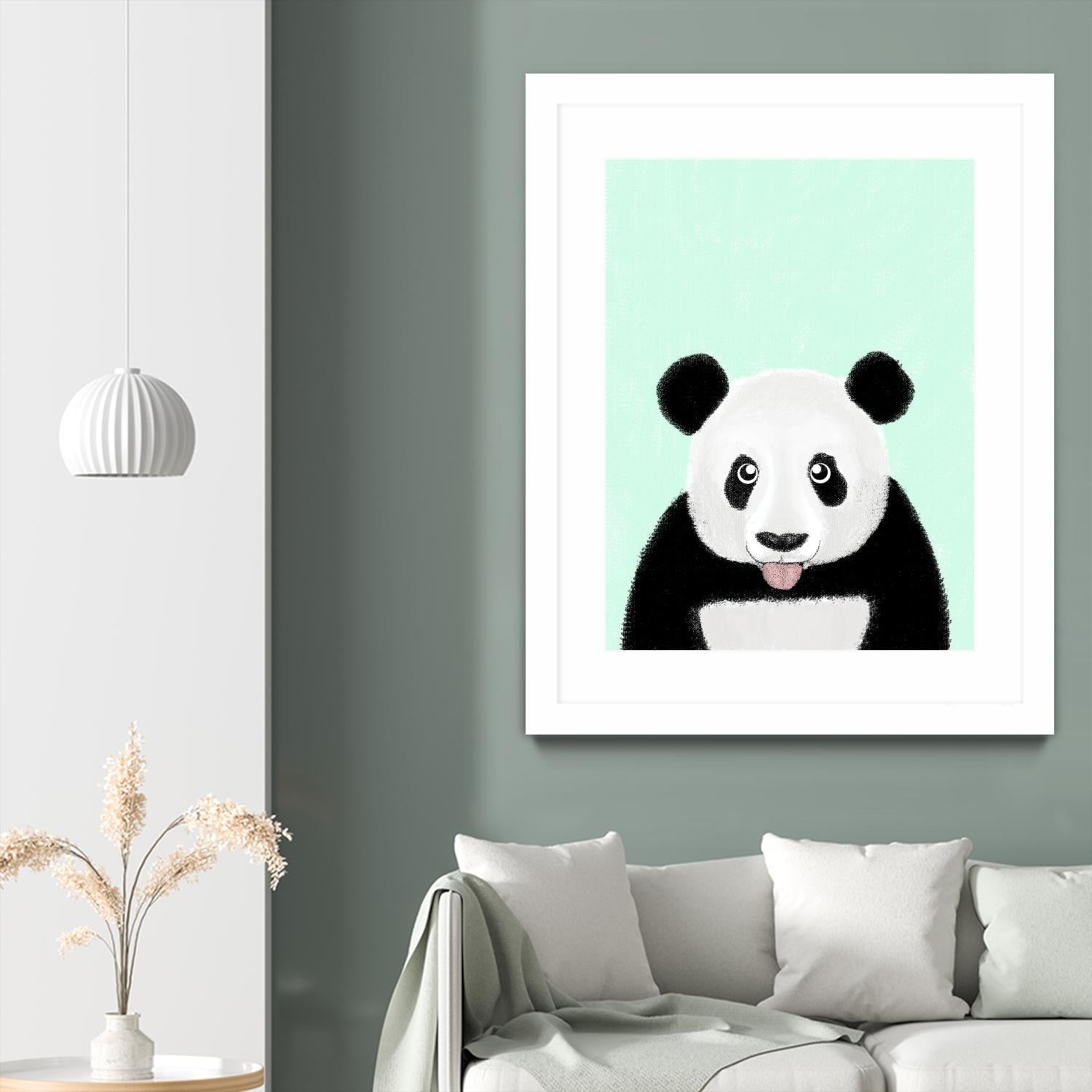 Cute Panda by Barruf on GIANT ART - multicolor urban/pop surrealism; animals