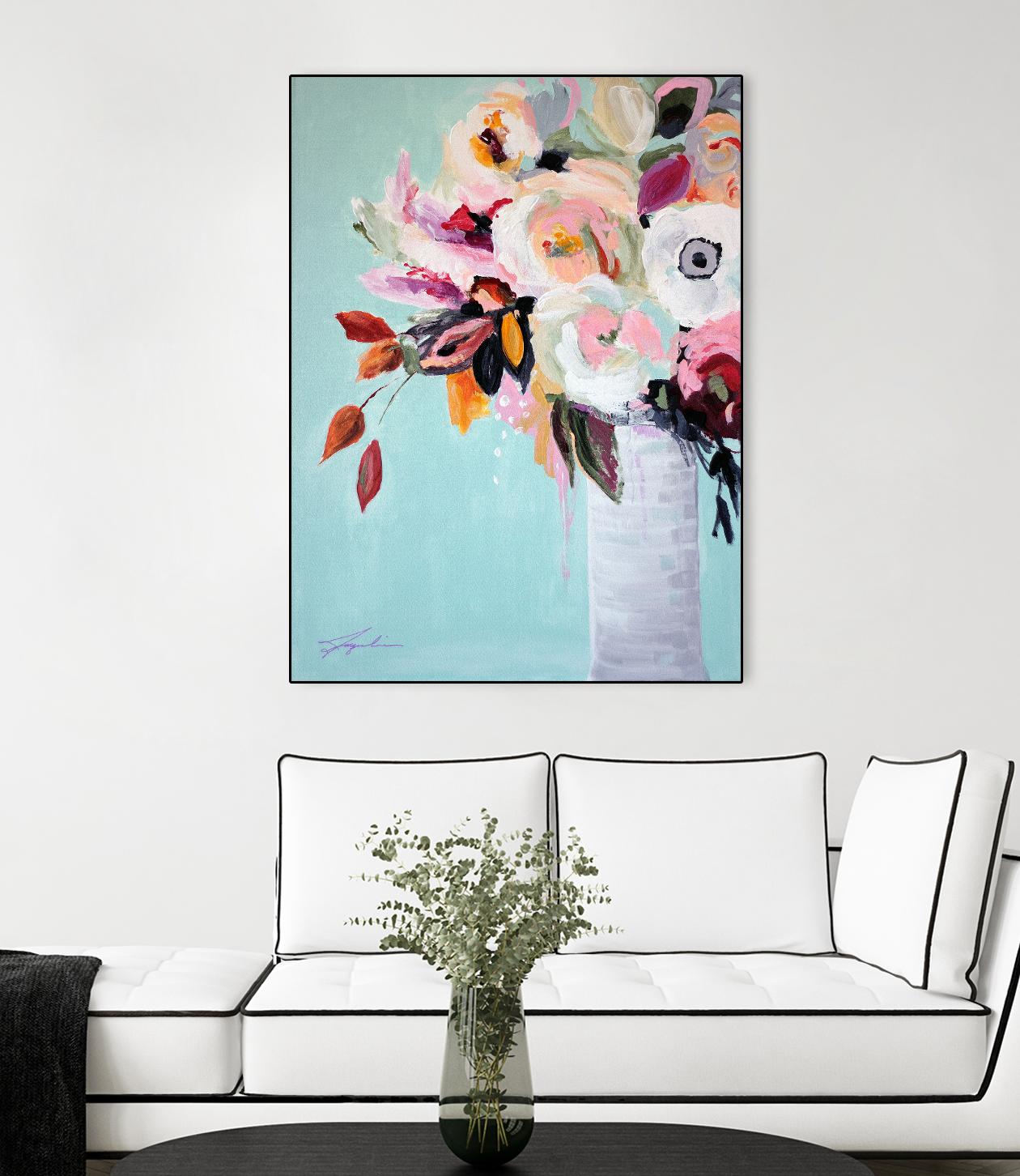 Fall Into Summer by Jacqueline Brewer on GIANT ART - multicolor floral/still life; contemporary