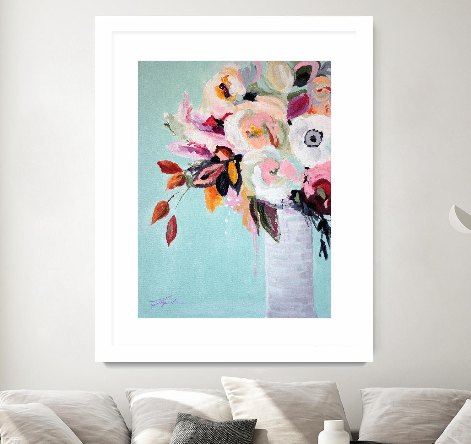 Fall Into Summer by Jacqueline Brewer on GIANT ART - multicolor floral/still life; contemporary