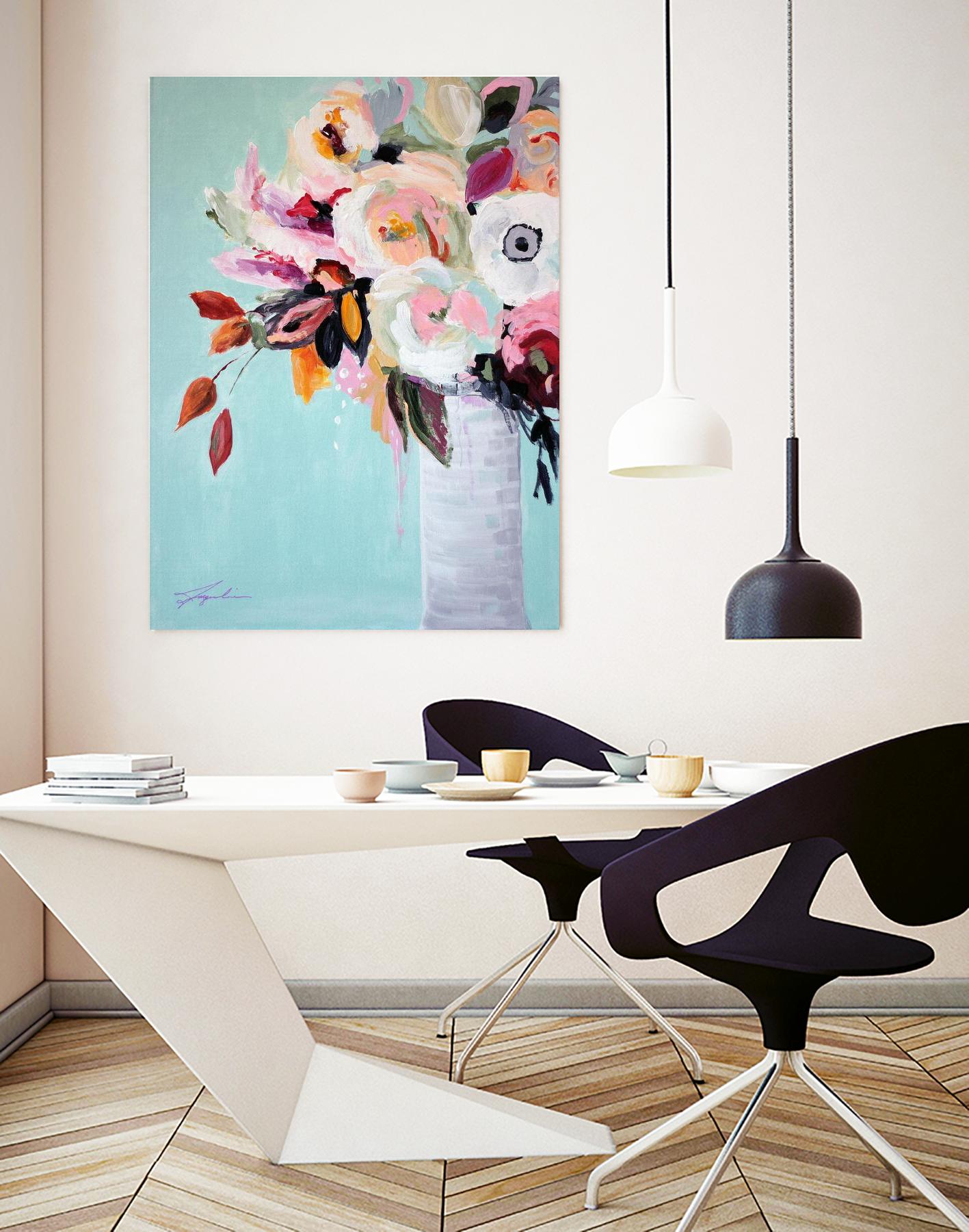 Fall Into Summer by Jacqueline Brewer on GIANT ART - multicolor floral/still life; contemporary