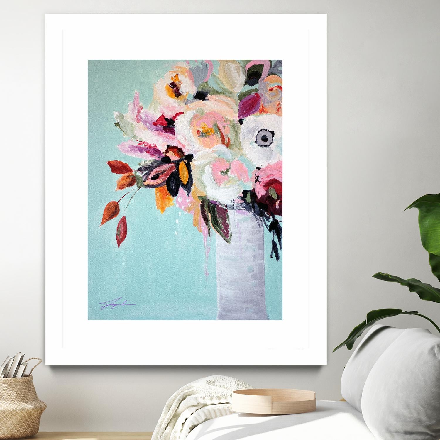 Fall Into Summer by Jacqueline Brewer on GIANT ART - multicolor floral/still life; contemporary