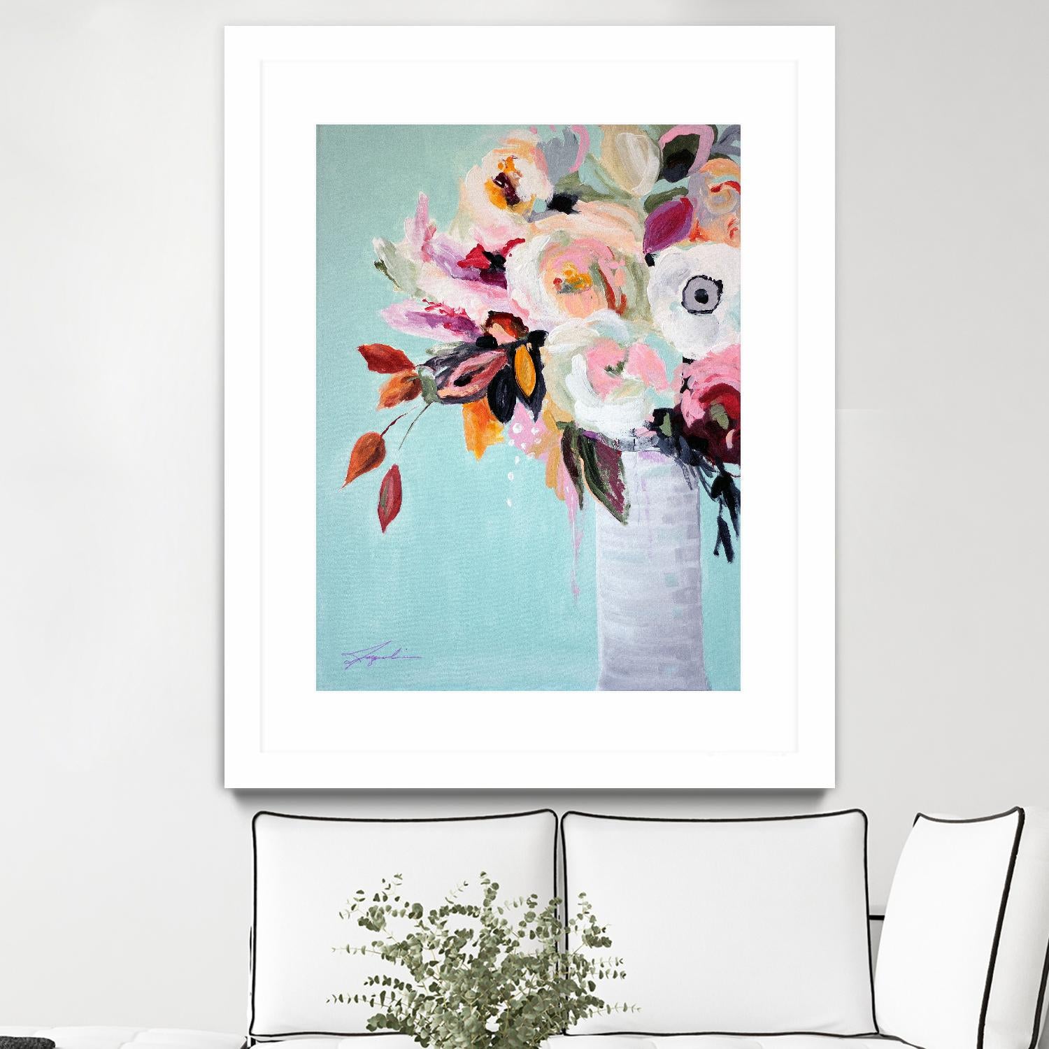 Fall Into Summer by Jacqueline Brewer on GIANT ART - multicolor floral/still life; contemporary