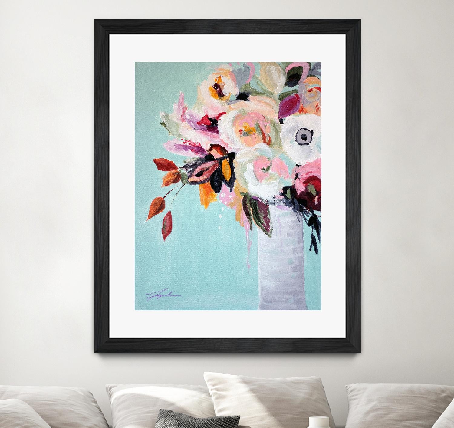 Fall Into Summer by Jacqueline Brewer on GIANT ART - multicolor floral/still life; contemporary