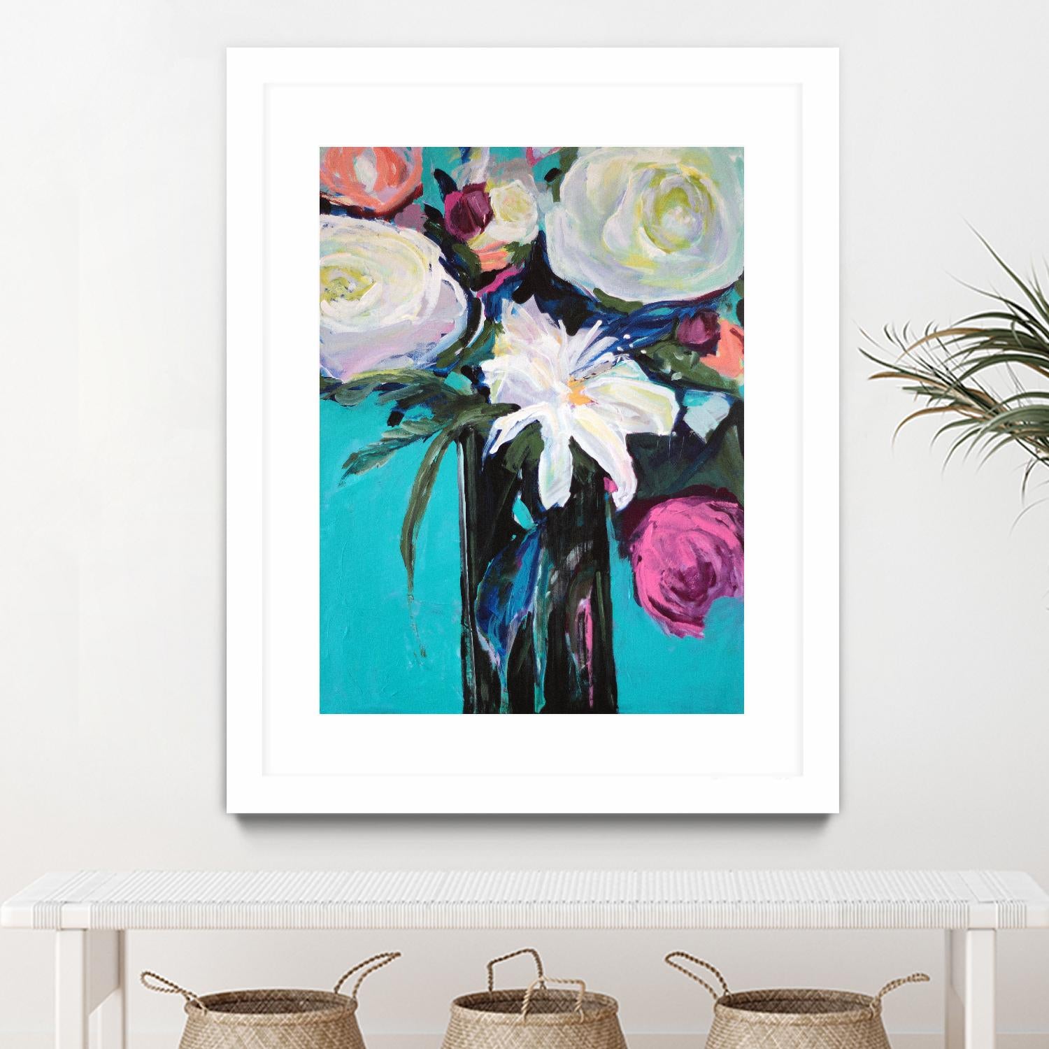 White Lily by Jacqueline Brewer on GIANT ART - multicolor floral/still life; contemporary