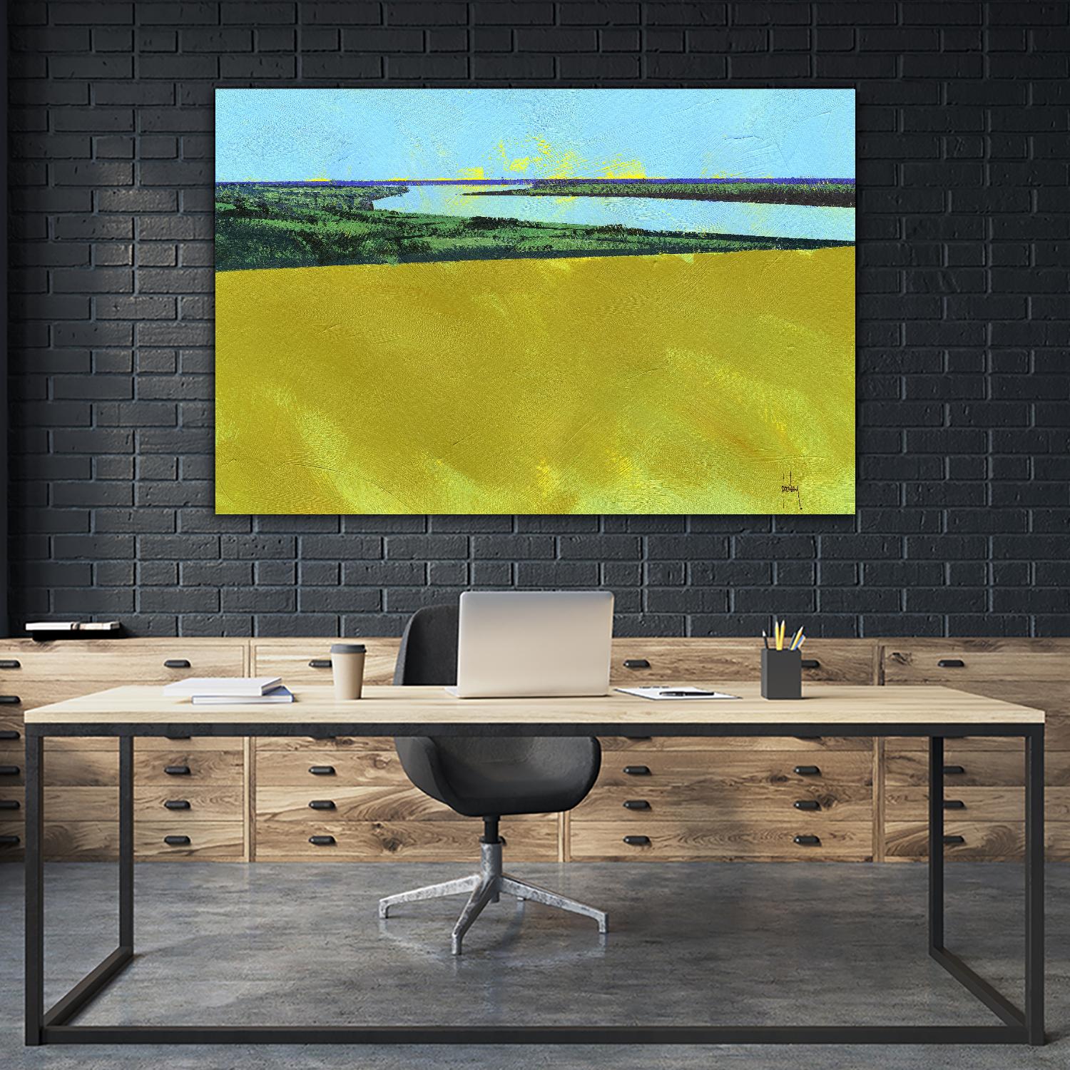 Crouch Valley by Paul Bailey on GIANT ART - multicolor landscapes; contemporary