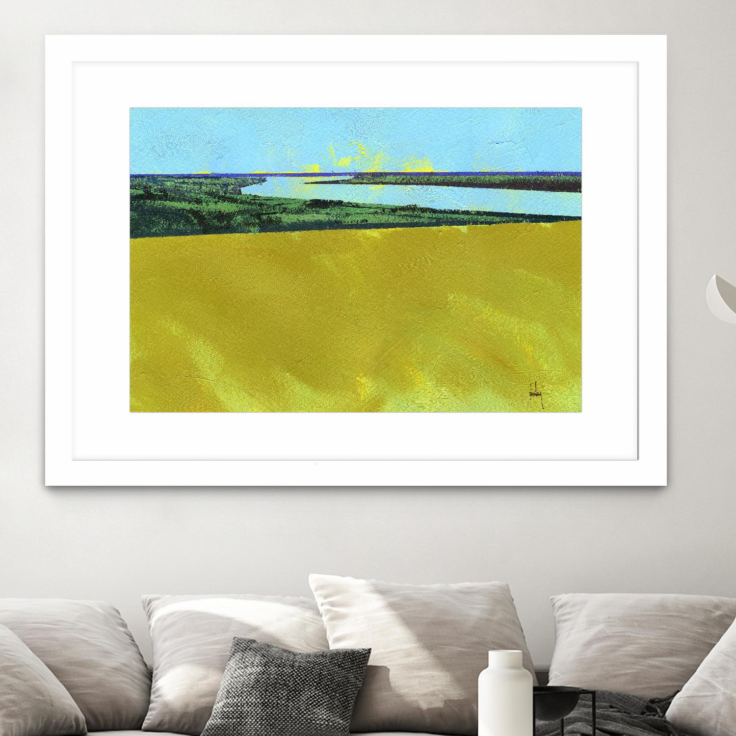 Crouch Valley by Paul Bailey on GIANT ART - multicolor landscapes; contemporary