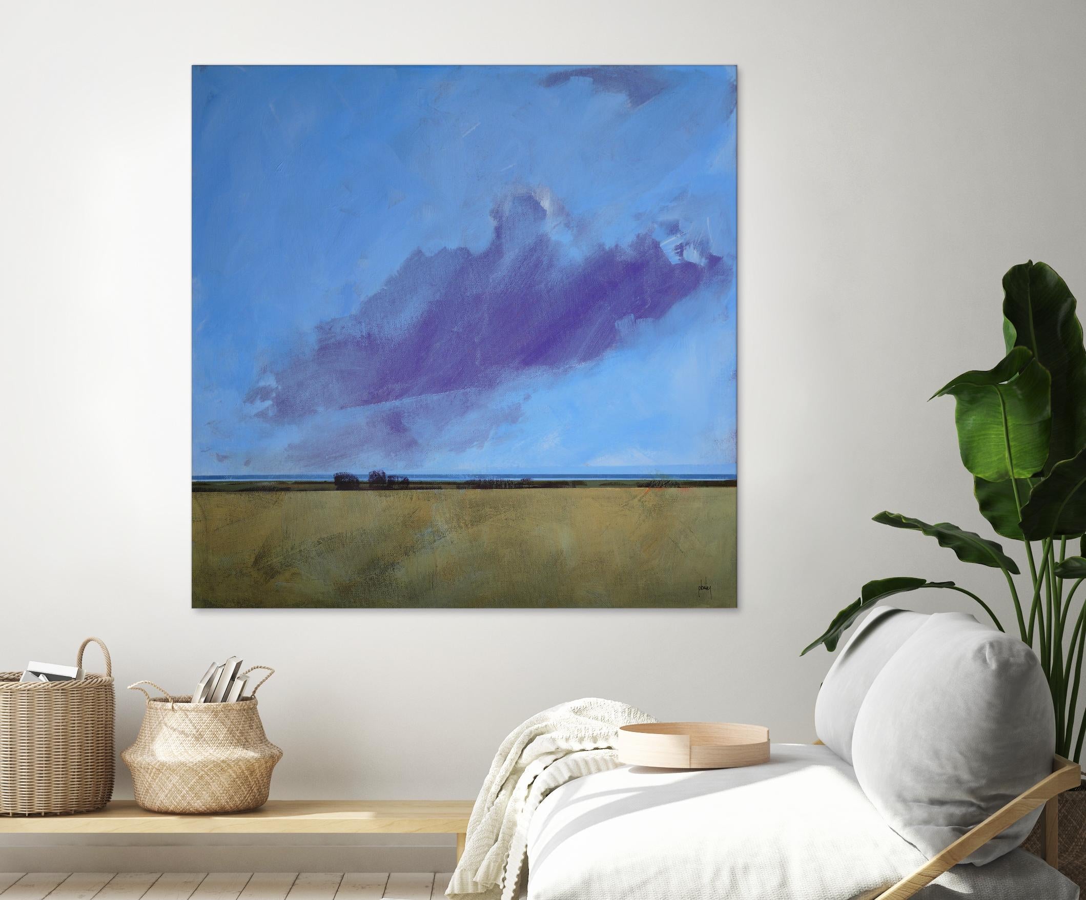 Distant River by Paul Bailey on GIANT ART - multicolor landscapes; contemporary