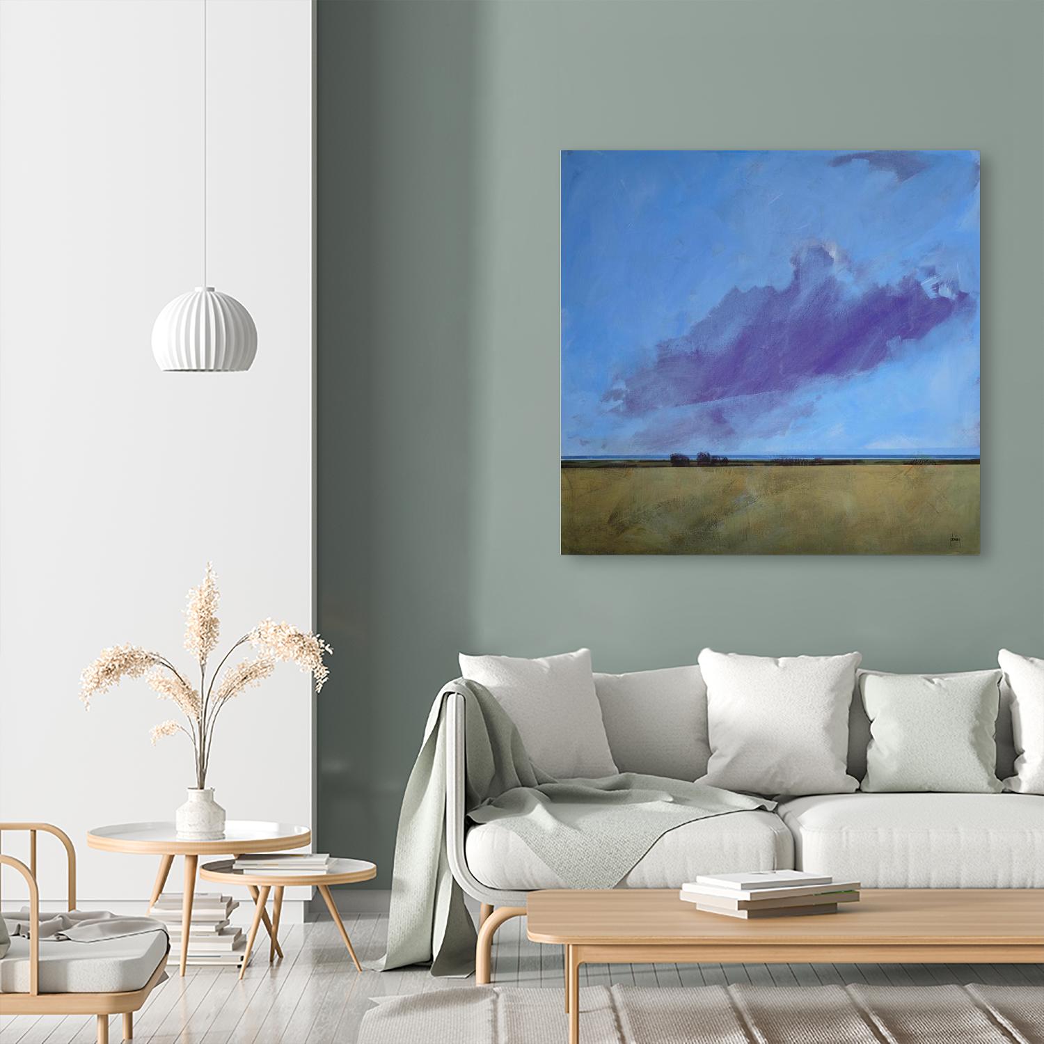 Distant River by Paul Bailey on GIANT ART - multicolor landscapes; contemporary