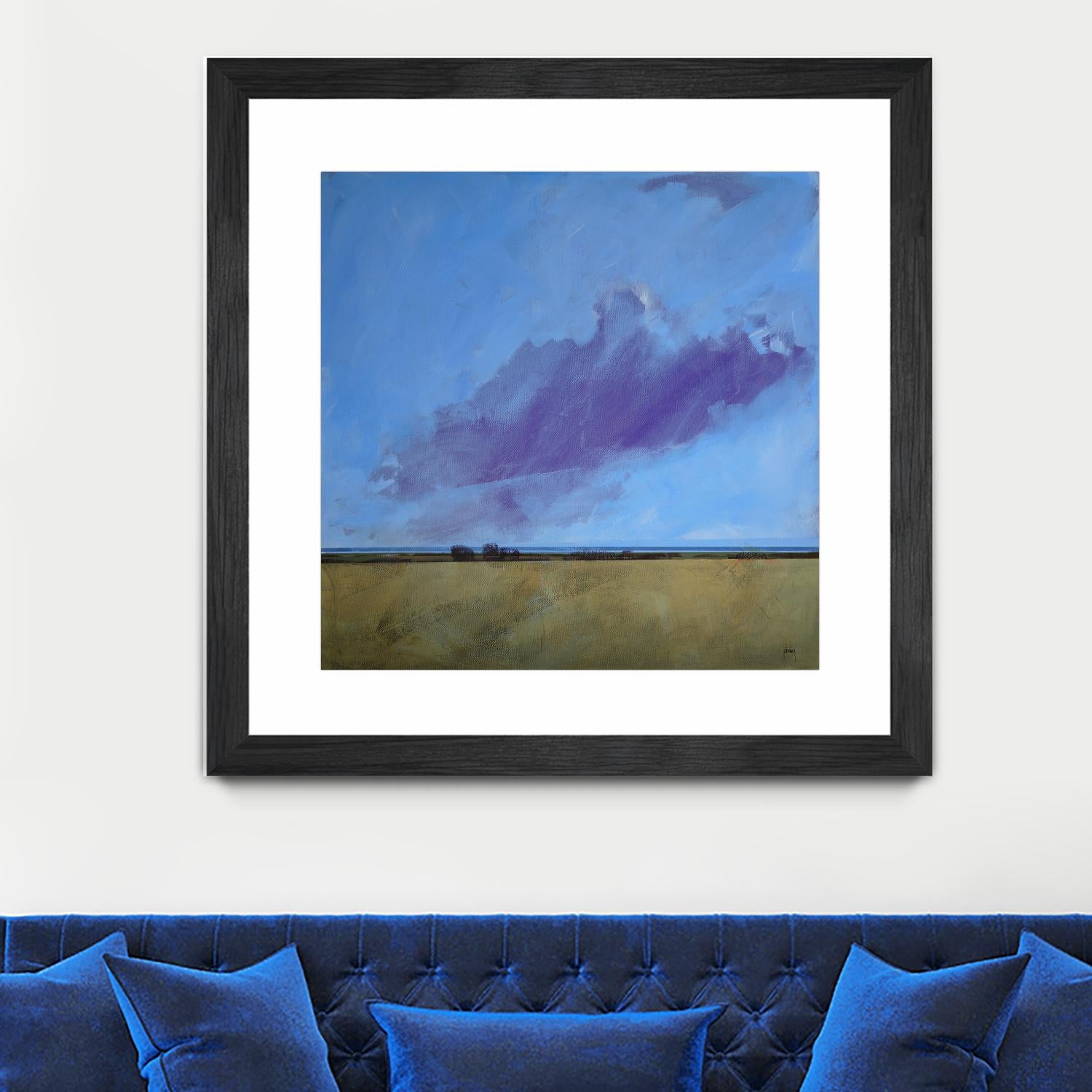 Distant River by Paul Bailey on GIANT ART - multicolor landscapes; contemporary