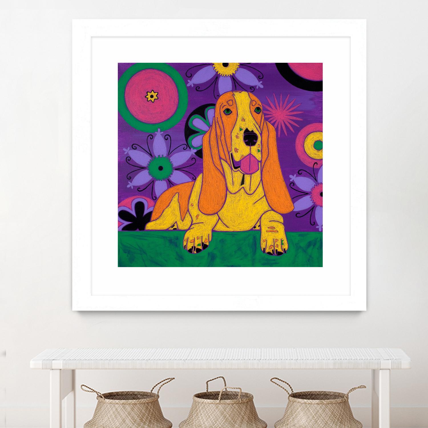 Hush Puppeh by Angela Bond on GIANT ART - multicolor animals; contemporary