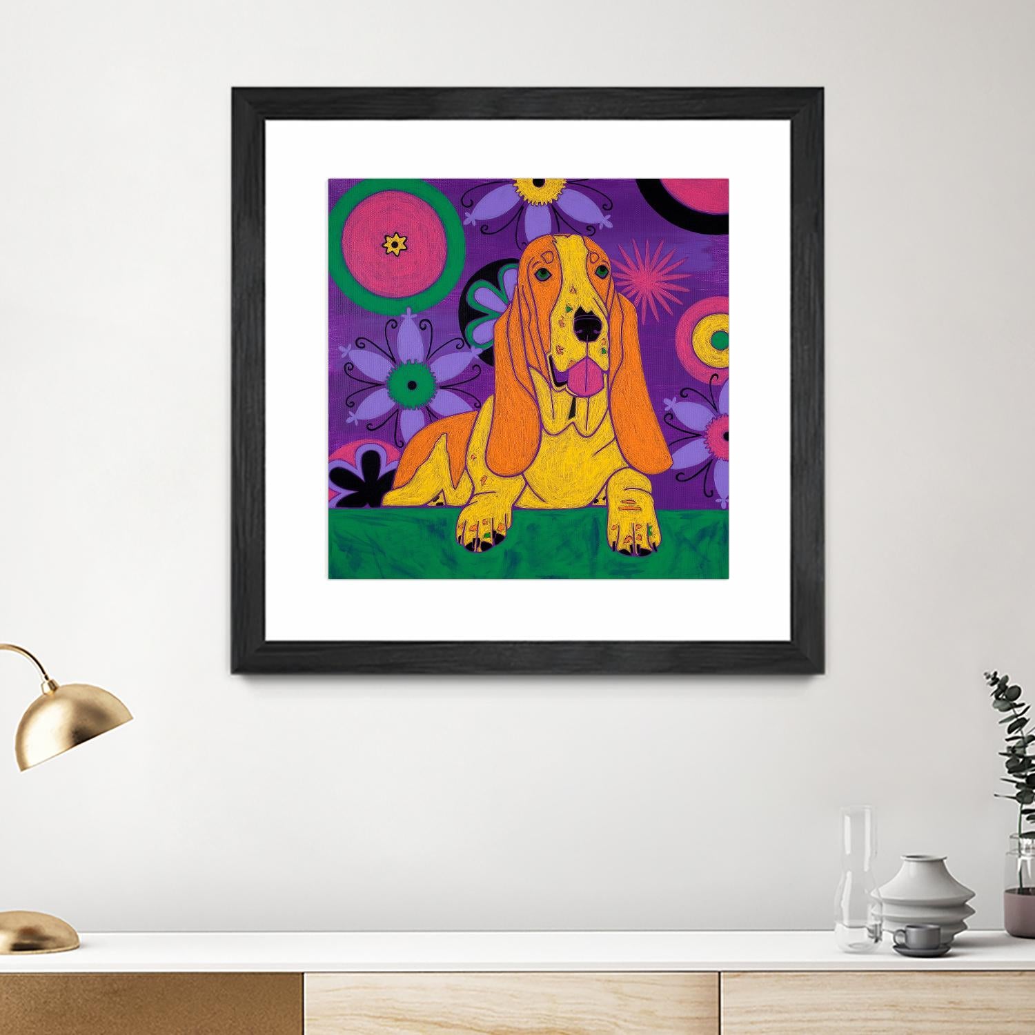 Hush Puppeh by Angela Bond on GIANT ART - multicolor animals; contemporary