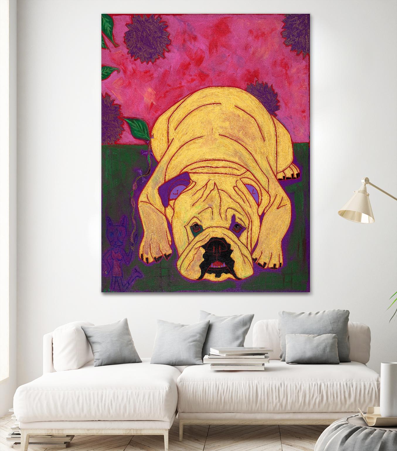 Lounge Lizard by Angela Bond on GIANT ART - multicolor animals; contemporary