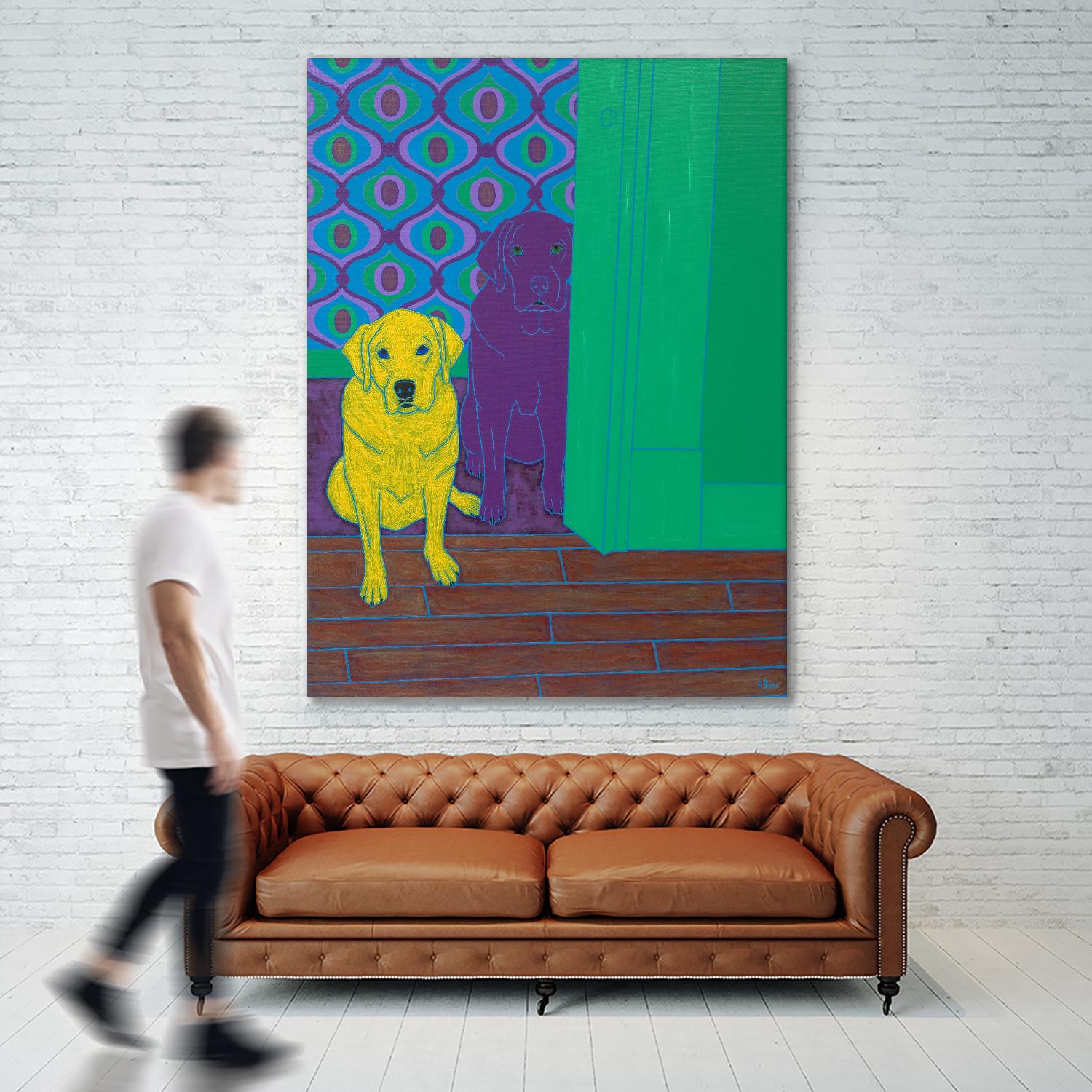 Some of My Favorite People by Angela Bond on GIANT ART - multicolor animals; contemporary