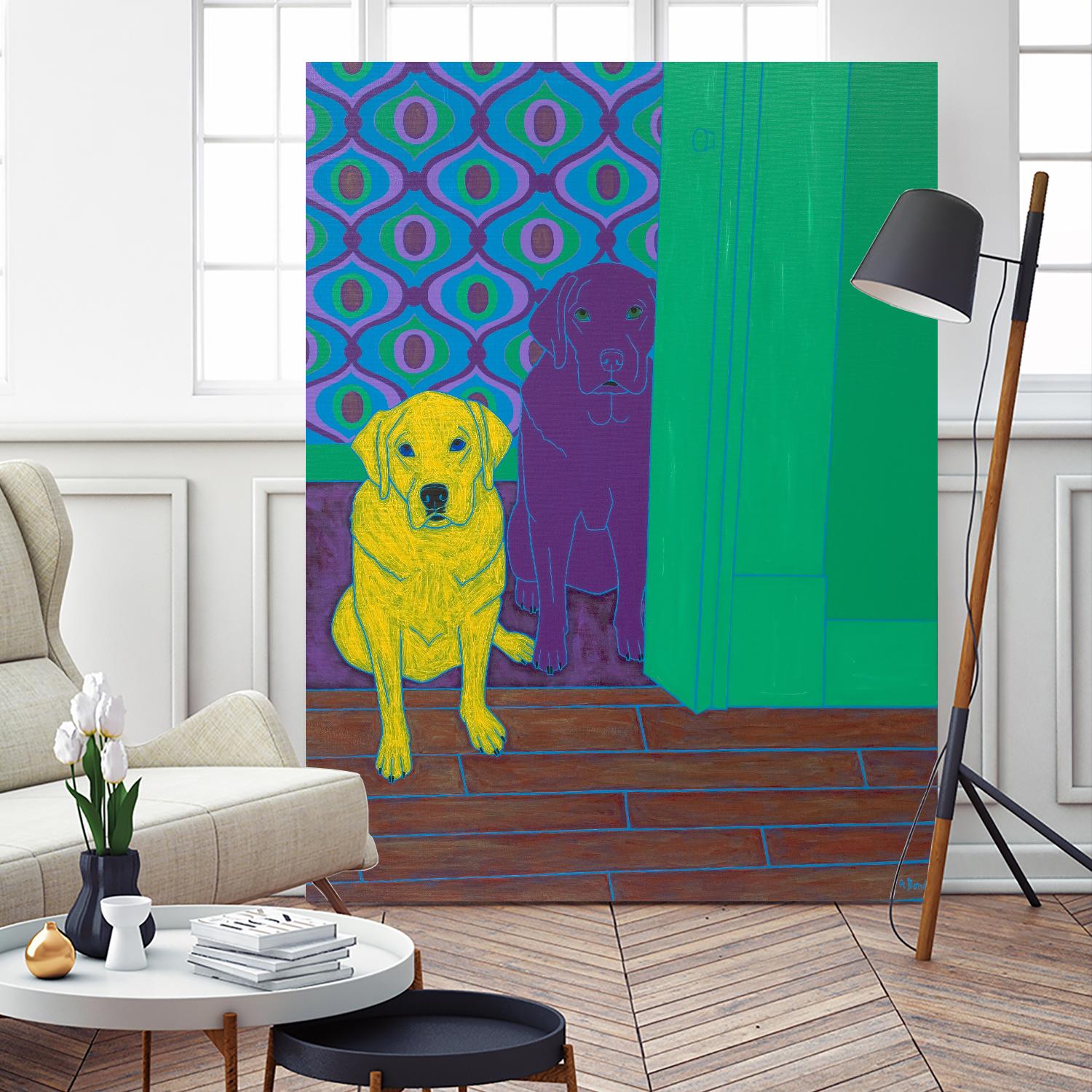 Some of My Favorite People by Angela Bond on GIANT ART - multicolor animals; contemporary