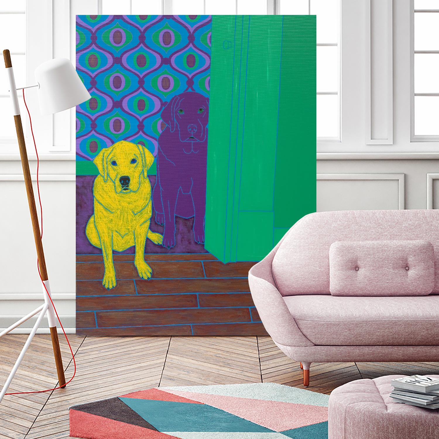 Some of My Favorite People by Angela Bond on GIANT ART - multicolor animals; contemporary