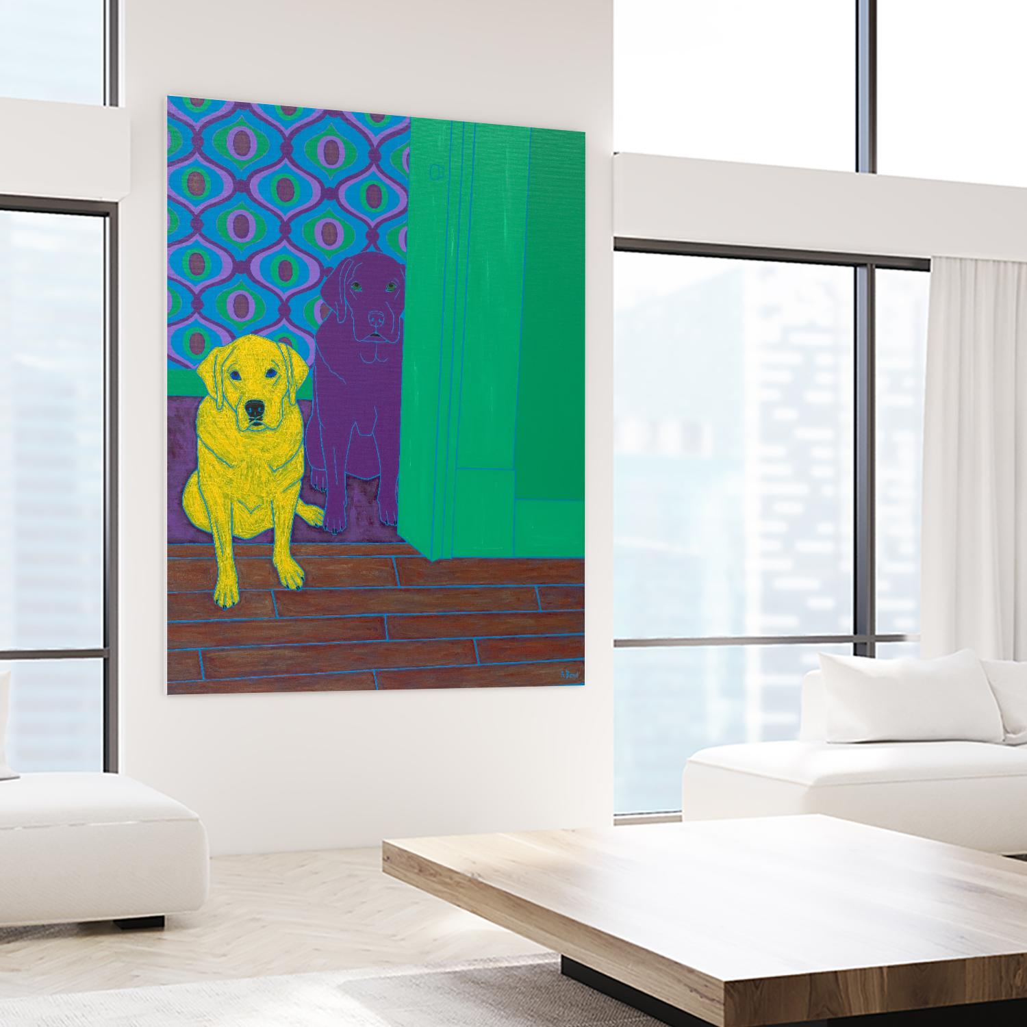 Some of My Favorite People by Angela Bond on GIANT ART - multicolor animals; contemporary