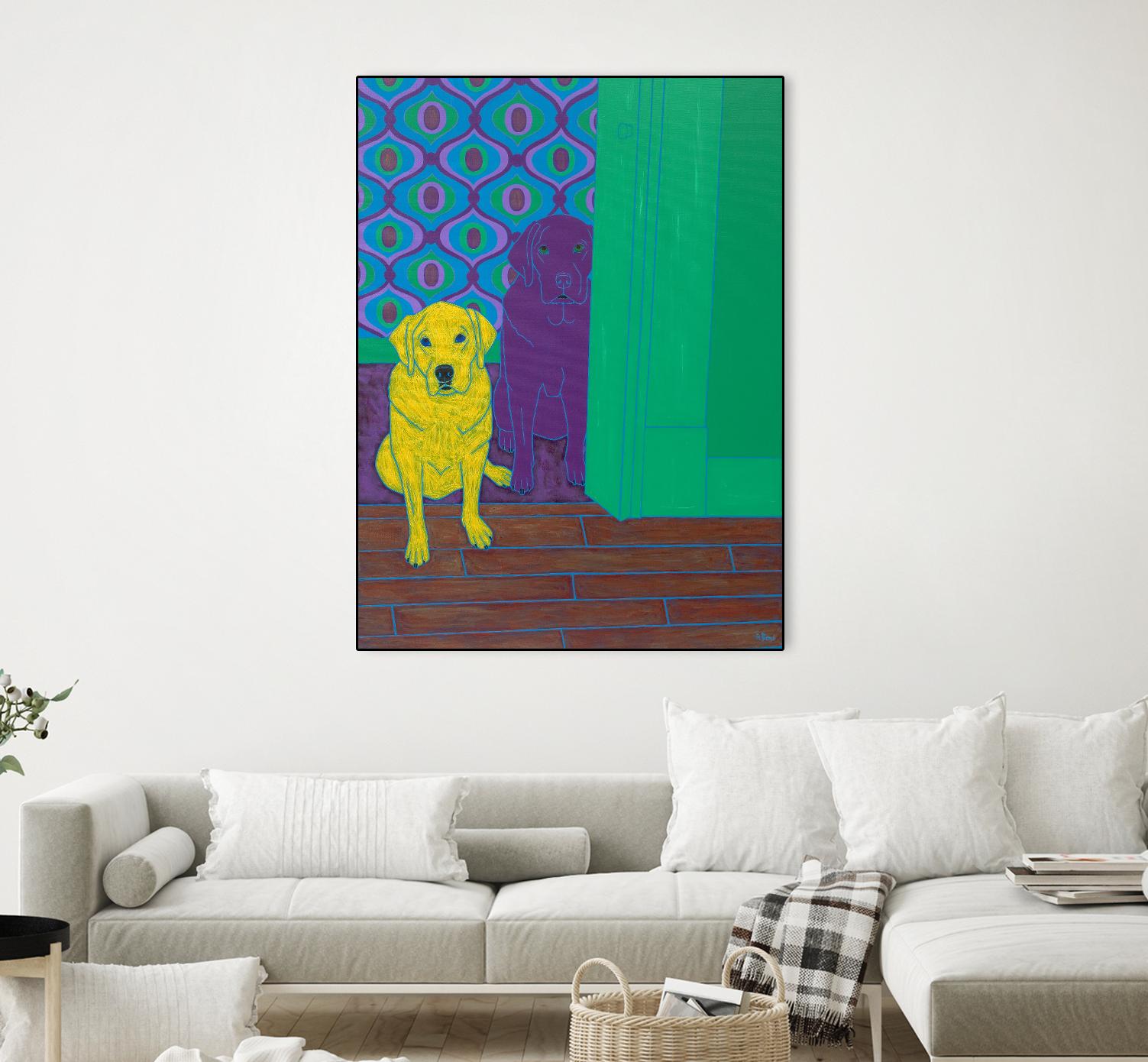 Some of My Favorite People by Angela Bond on GIANT ART - multicolor animals; contemporary