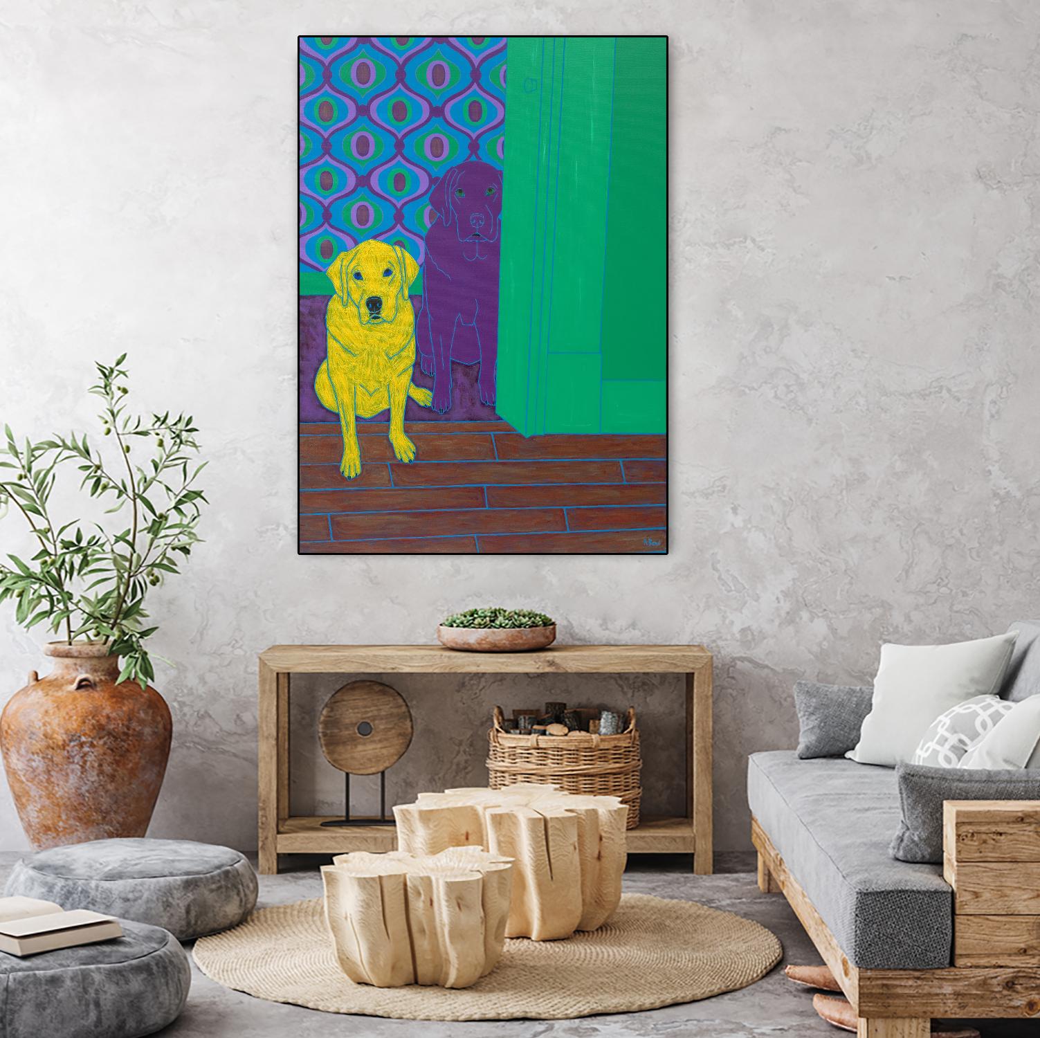 Some of My Favorite People by Angela Bond on GIANT ART - multicolor animals; contemporary