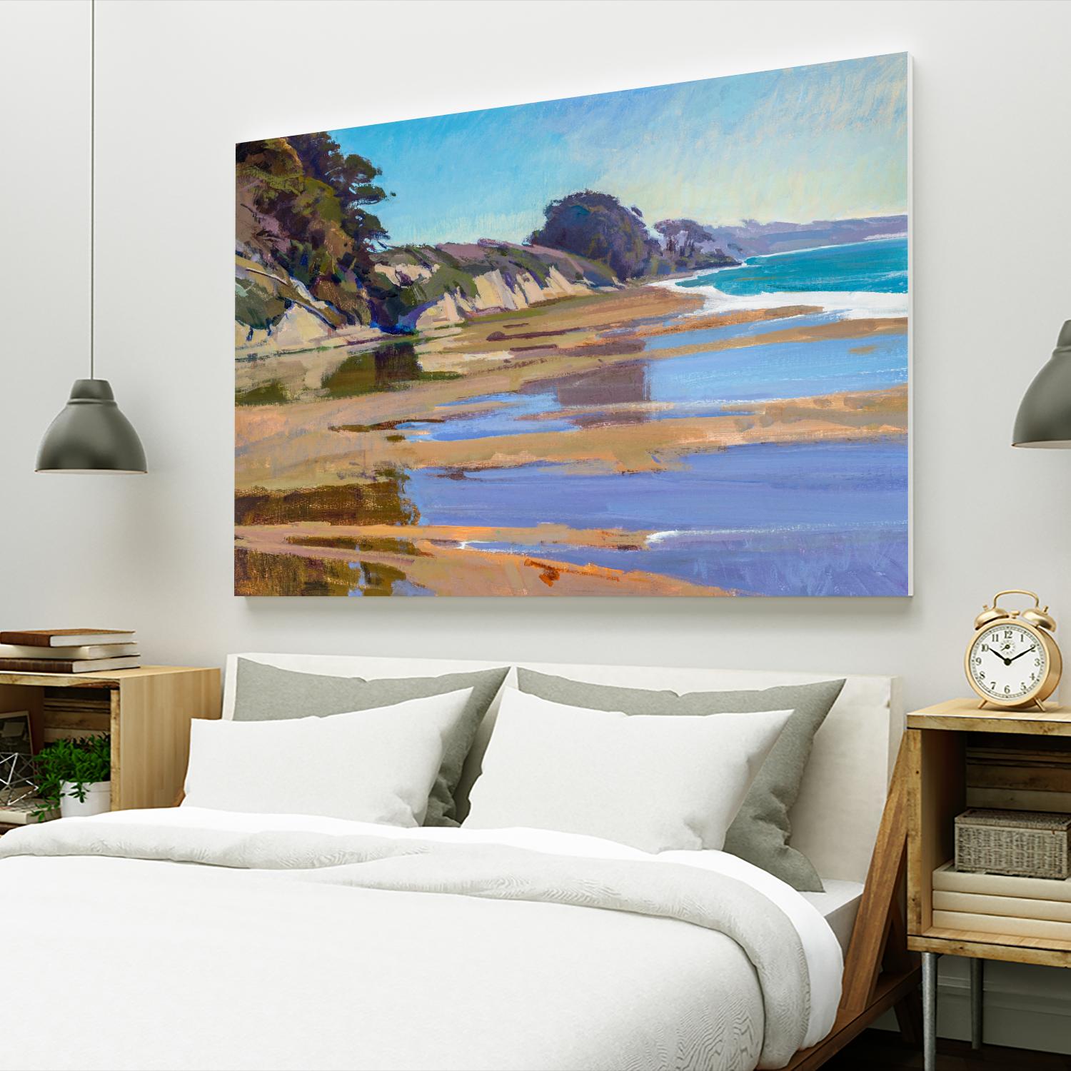 October High Tide by Marcia Burtt on GIANT ART - multicolor coastal; landscapes; contemporary