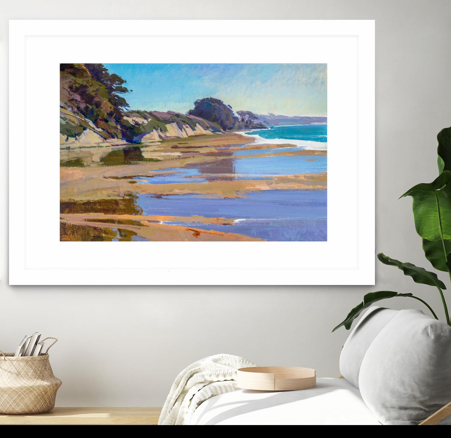 October High Tide by Marcia Burtt on GIANT ART - multicolor coastal; landscapes; contemporary