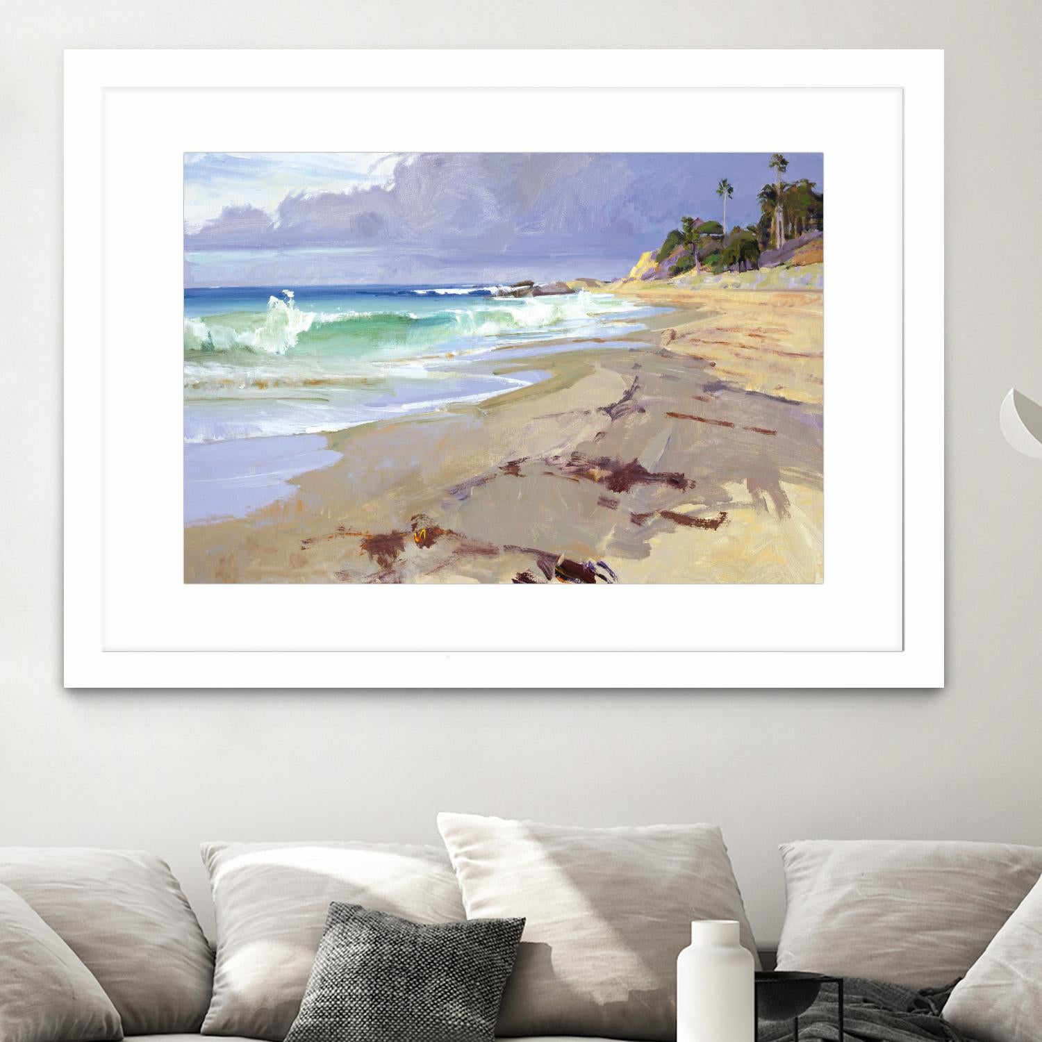 Weather Change by Marcia Burtt on GIANT ART - multicolor coastal; landscapes; contemporary