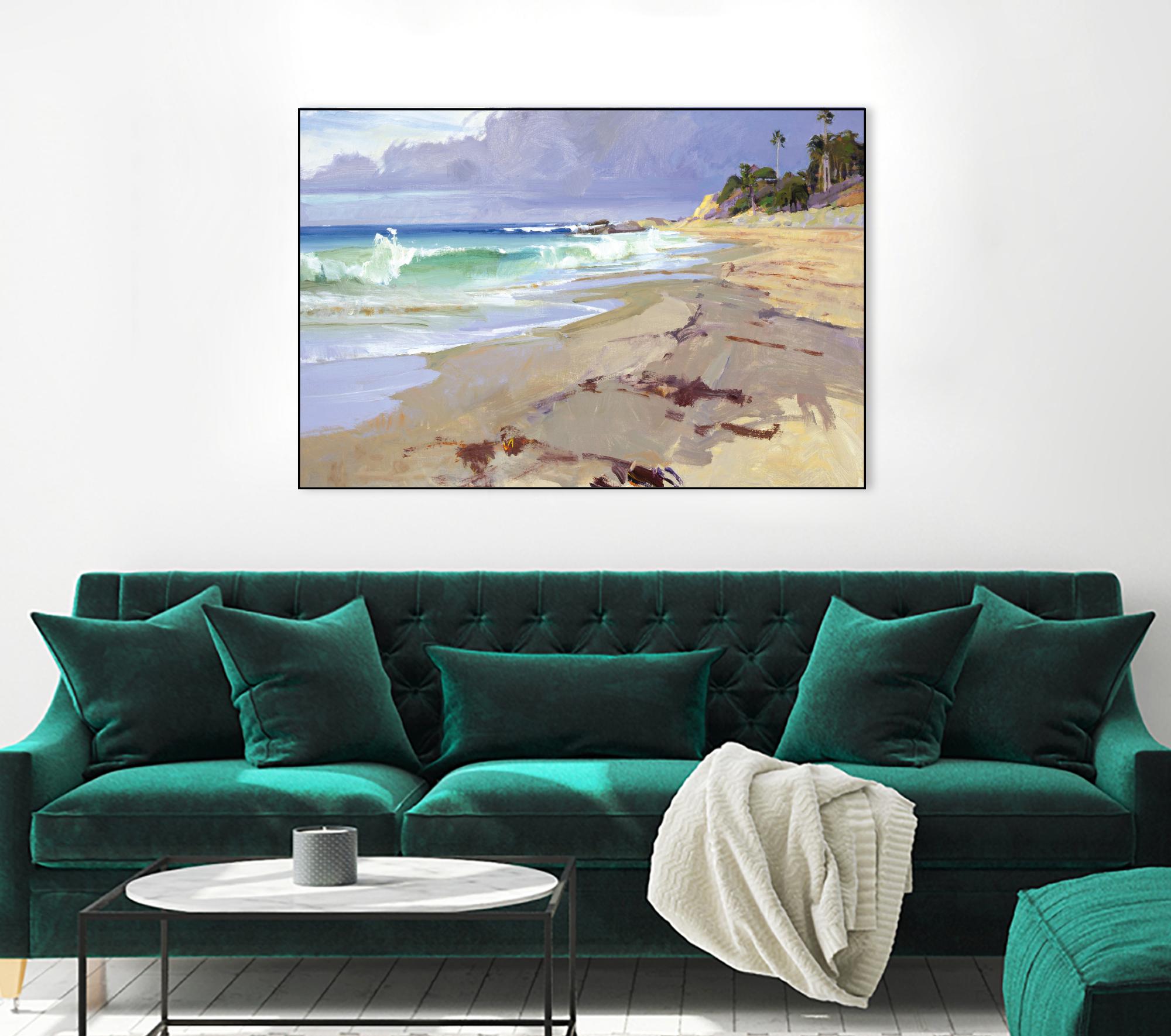 Weather Change by Marcia Burtt on GIANT ART - multicolor coastal; landscapes; contemporary