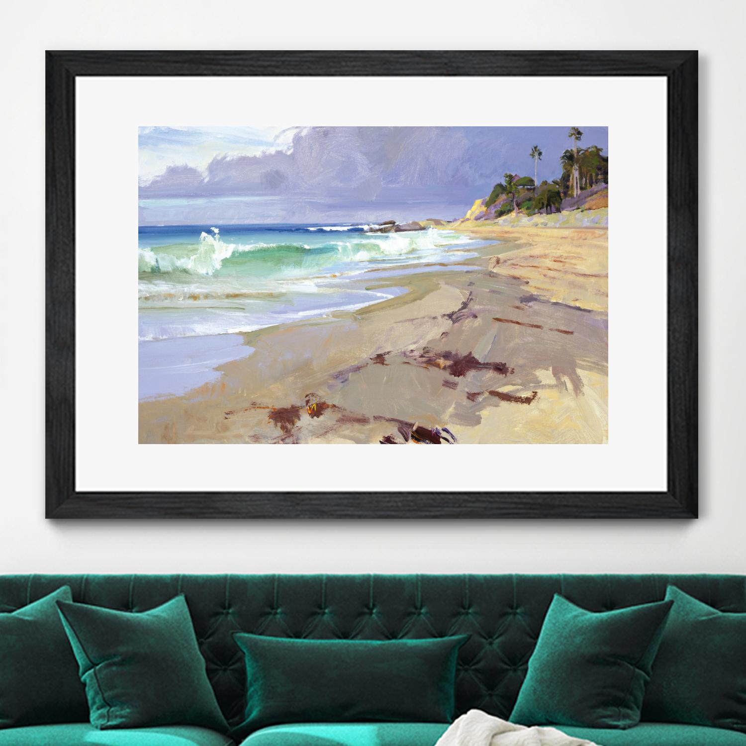 Weather Change by Marcia Burtt on GIANT ART - multicolor coastal; landscapes; contemporary