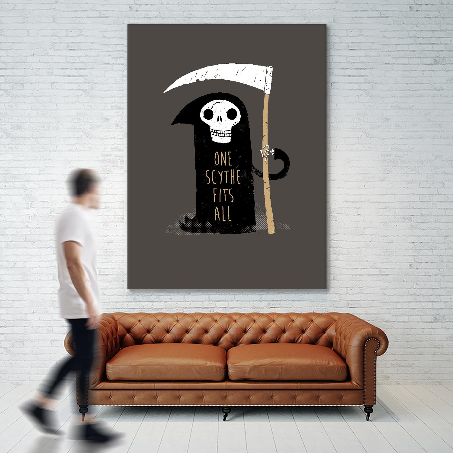 One Skyth Fits All by Michael Buxton on GIANT ART - multicolor urban/pop surrealism; novelty