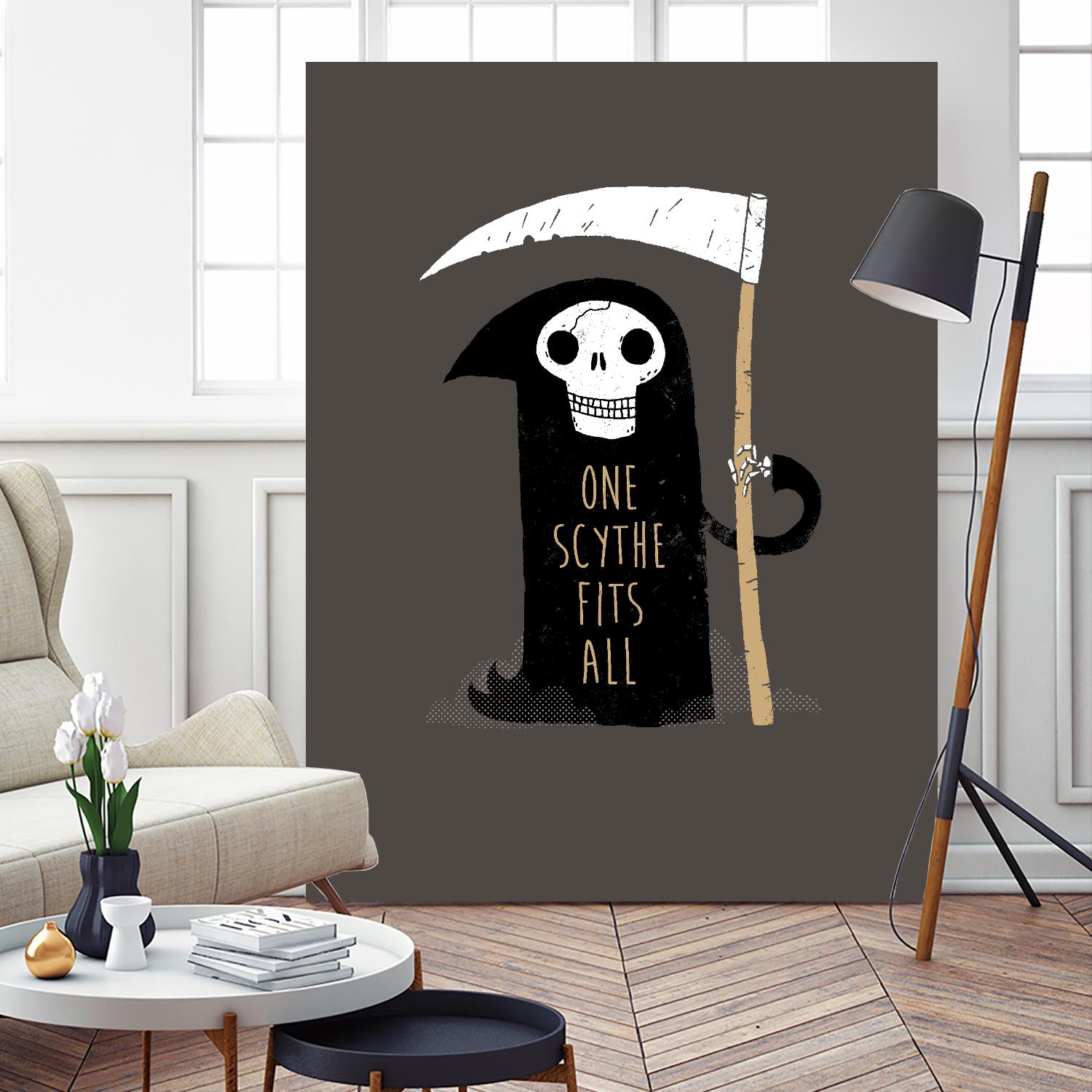 One Skyth Fits All by Michael Buxton on GIANT ART - multicolor urban/pop surrealism; novelty