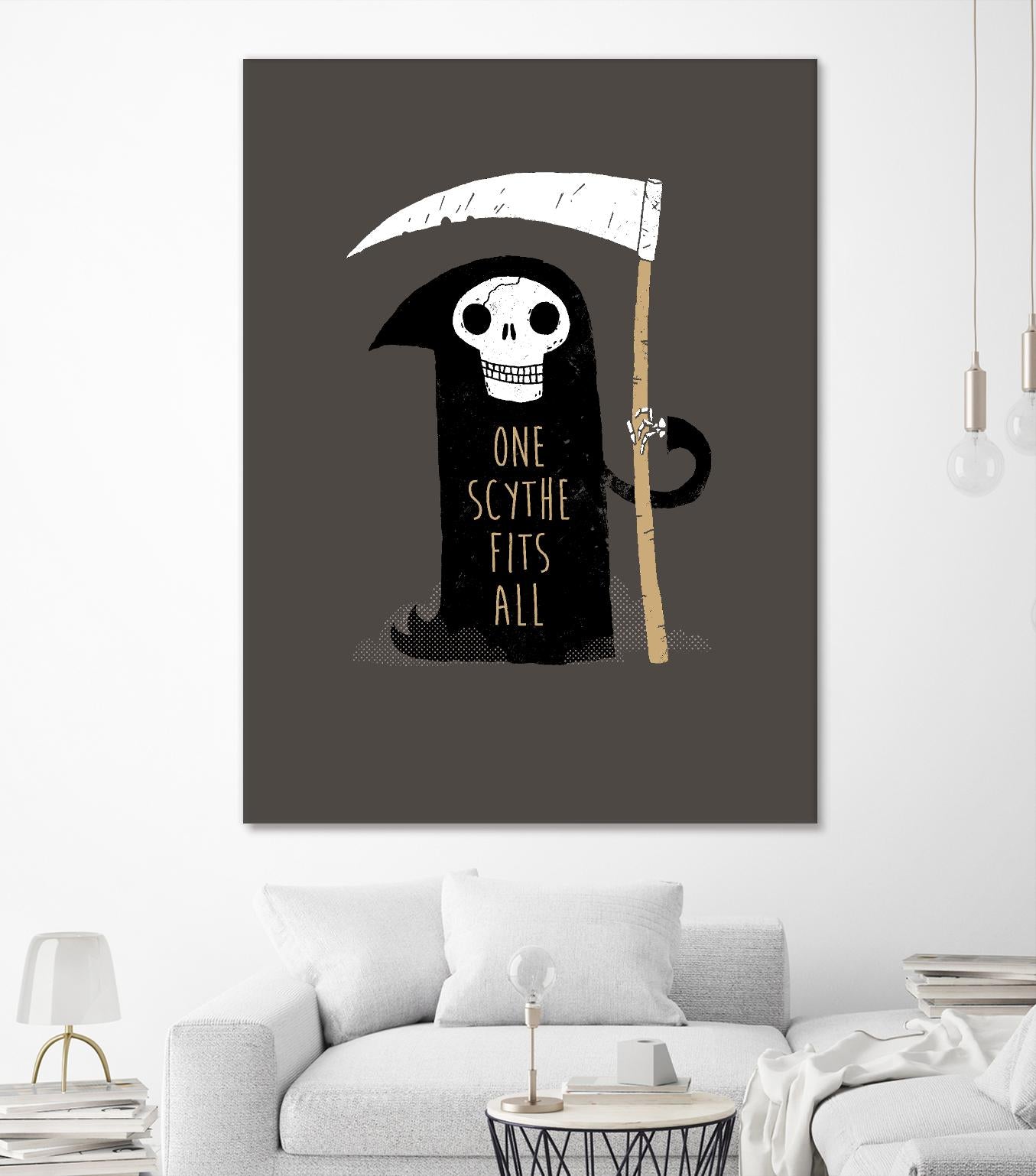 One Skyth Fits All by Michael Buxton on GIANT ART - multicolor urban/pop surrealism; novelty