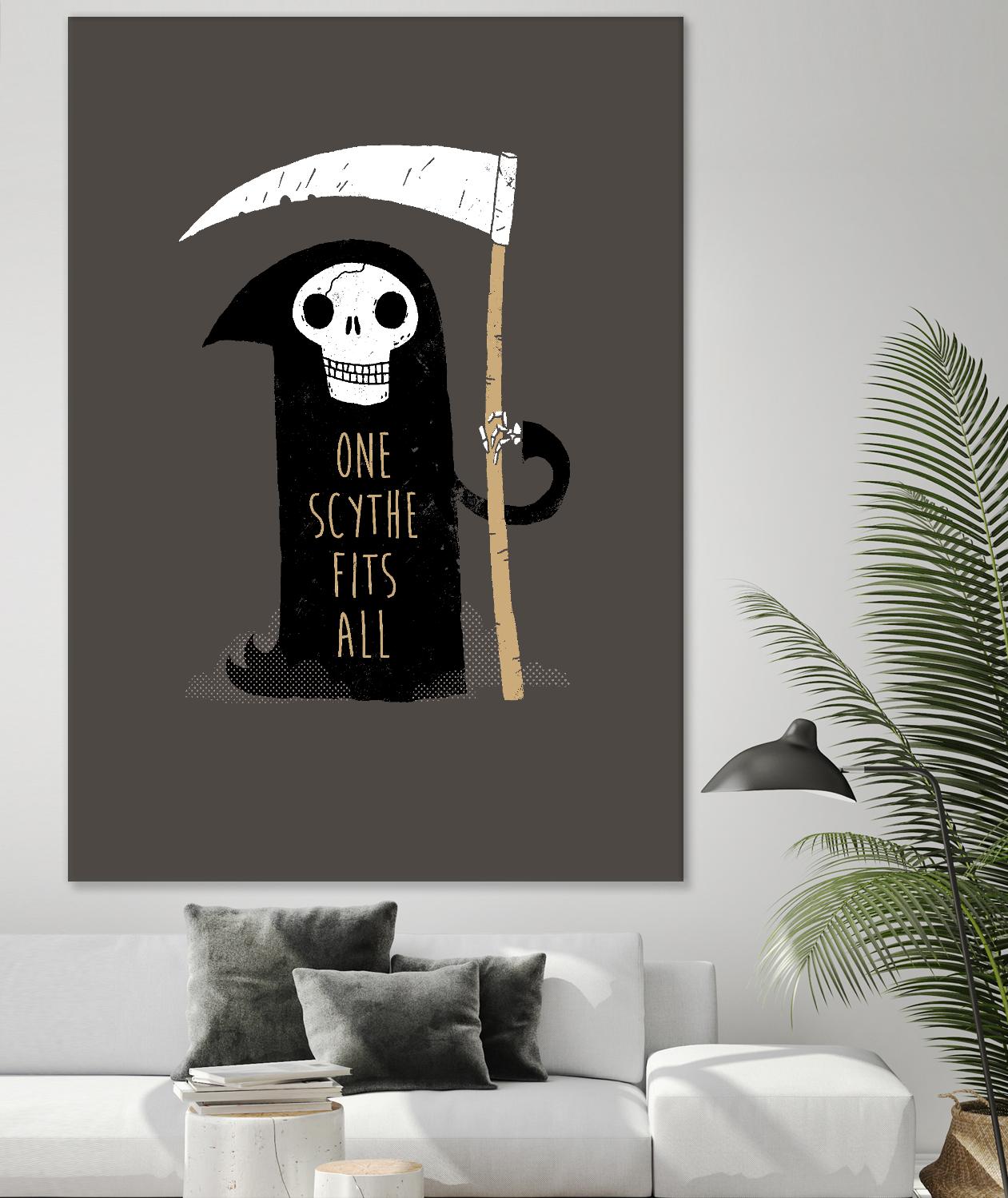 One Skyth Fits All by Michael Buxton on GIANT ART - multicolor urban/pop surrealism; novelty