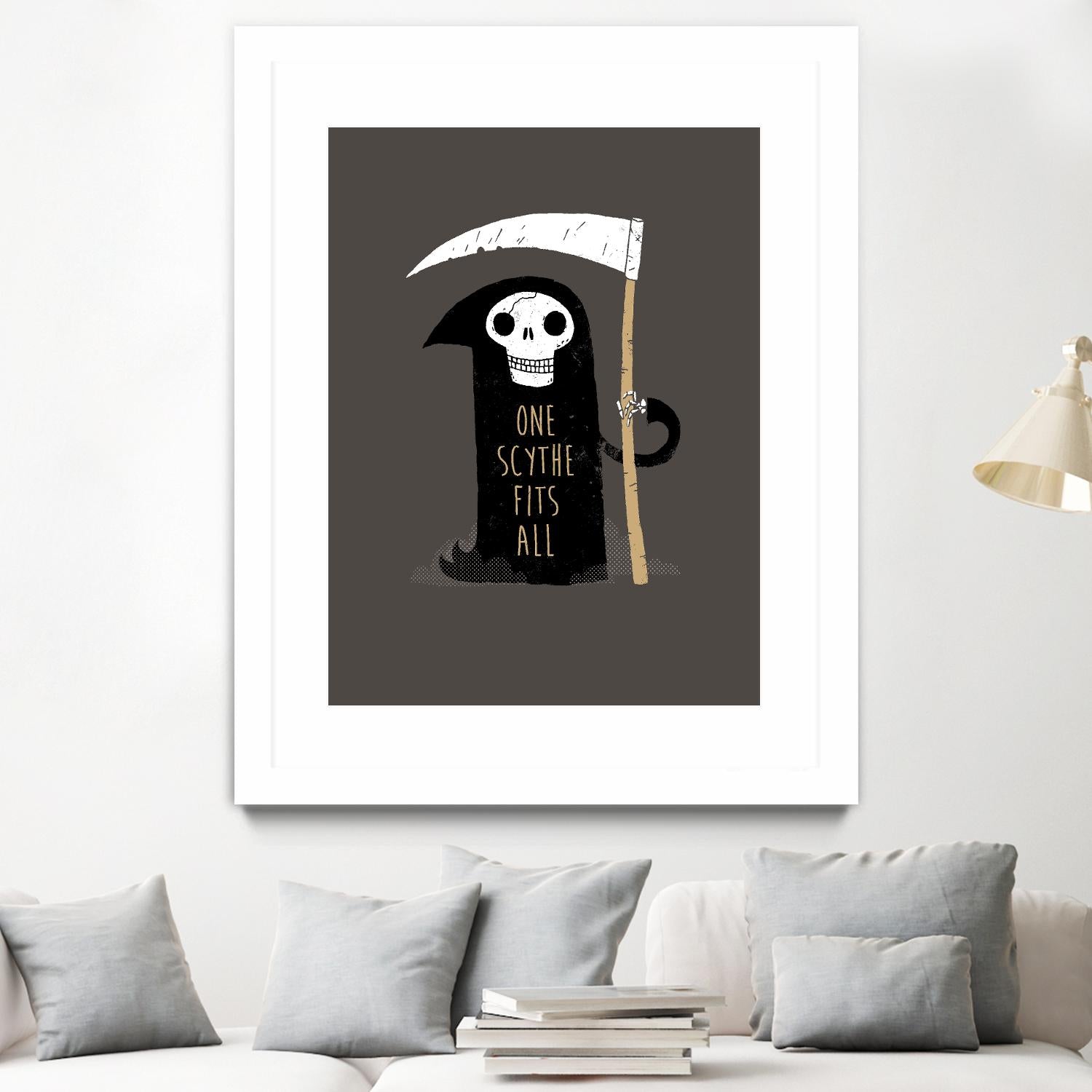 One Skyth Fits All by Michael Buxton on GIANT ART - multicolor urban/pop surrealism; novelty