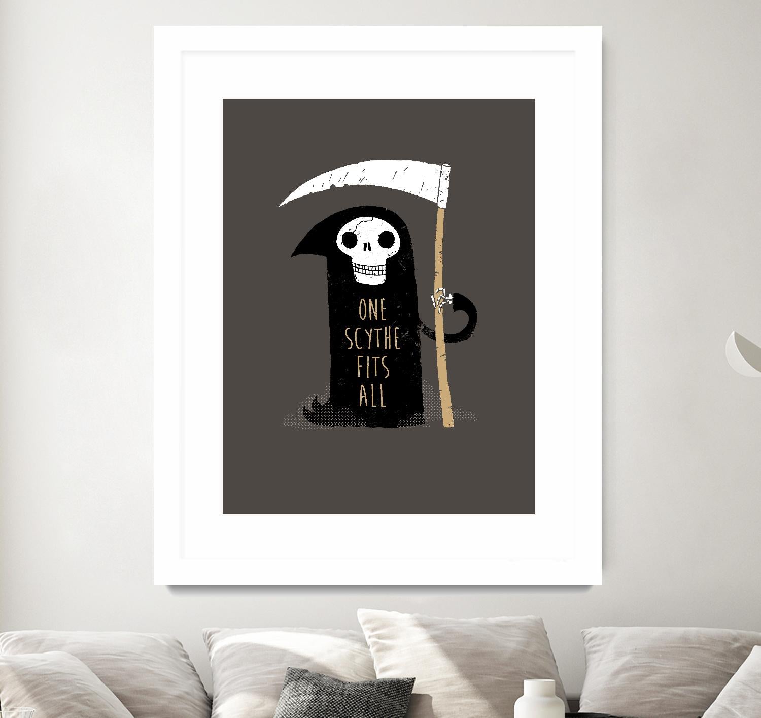 One Skyth Fits All by Michael Buxton on GIANT ART - multicolor urban/pop surrealism; novelty