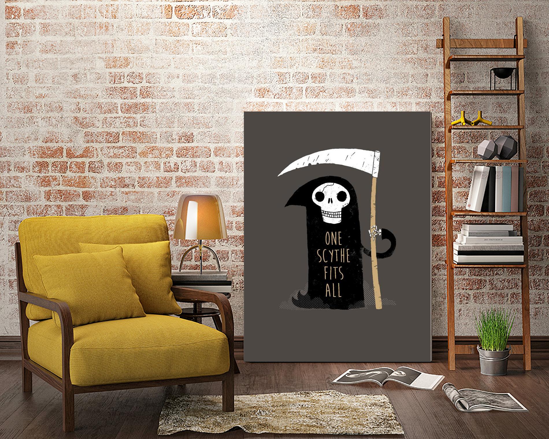 One Skyth Fits All by Michael Buxton on GIANT ART - multicolor urban/pop surrealism; novelty