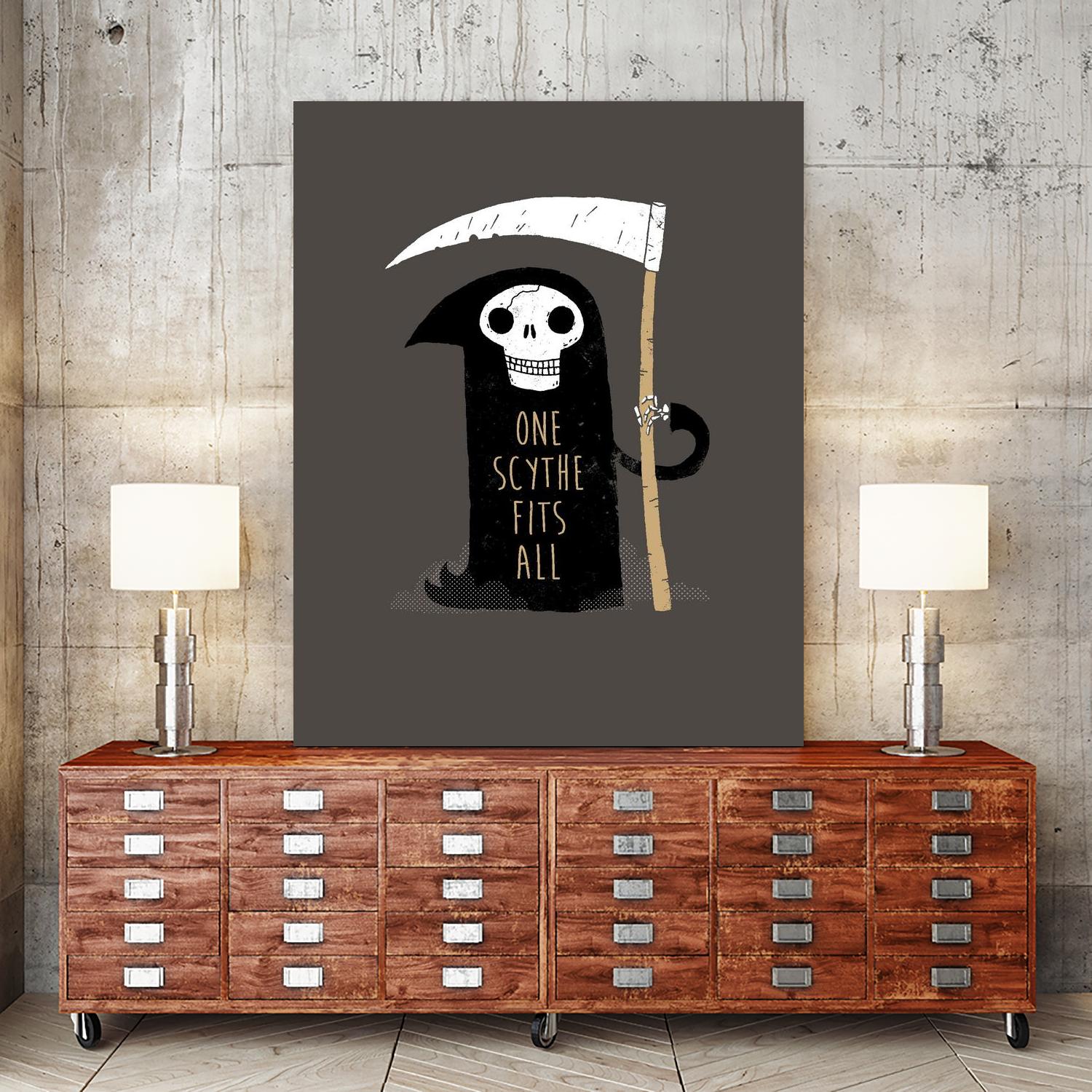 One Skyth Fits All by Michael Buxton on GIANT ART - multicolor urban/pop surrealism; novelty