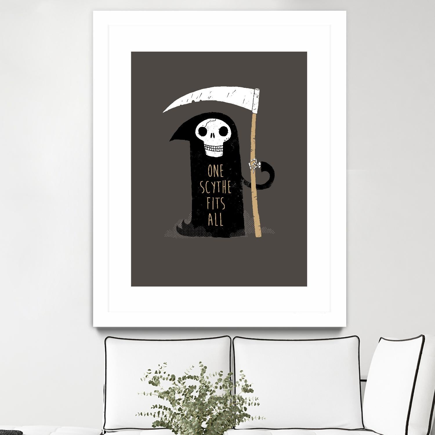 One Skyth Fits All by Michael Buxton on GIANT ART - multicolor urban/pop surrealism; novelty