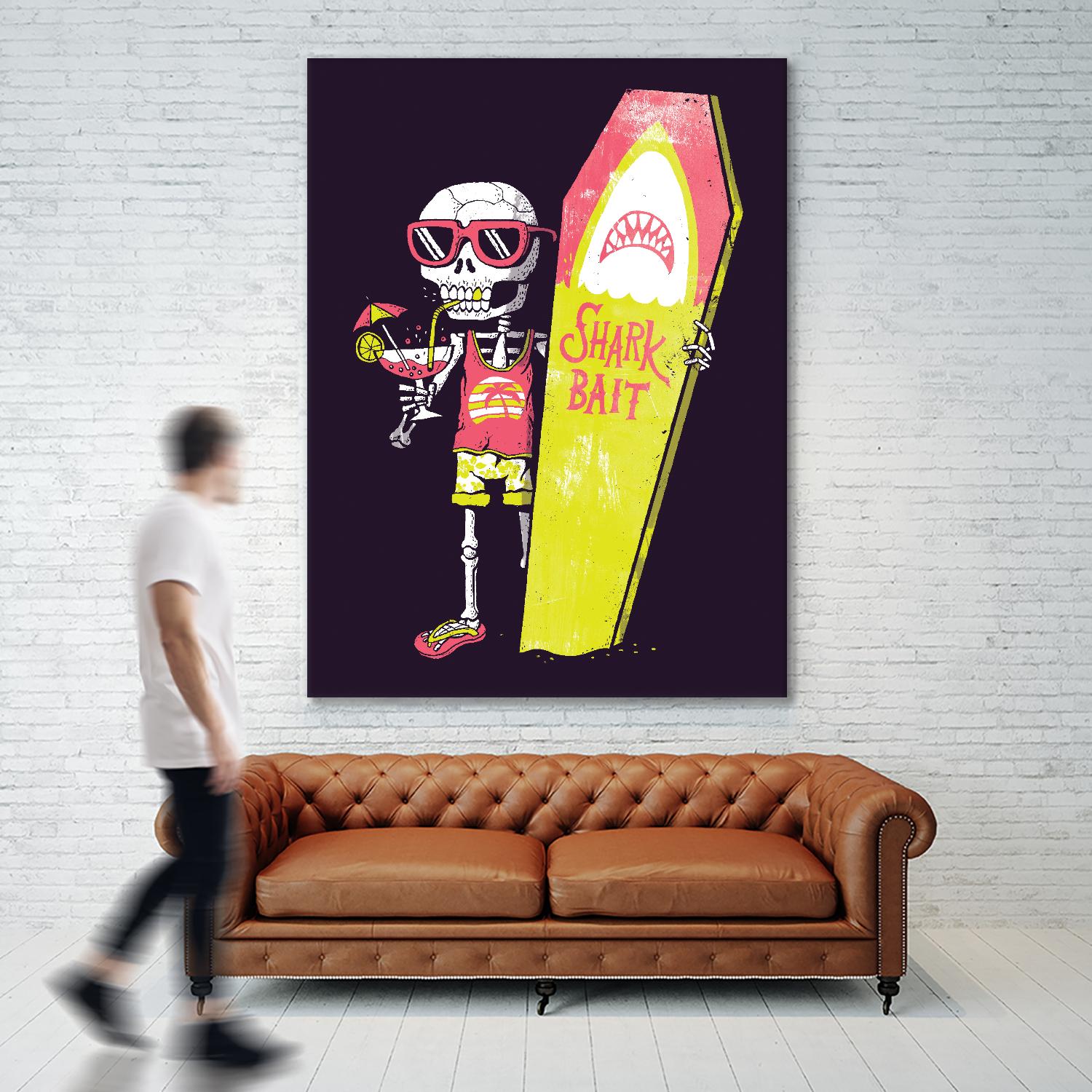 Shark Bait by Michael Buxton on GIANT ART - multicolor urban/pop surrealism; novelty