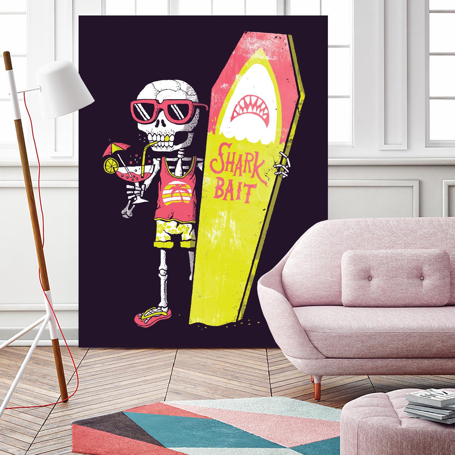 Shark Bait by Michael Buxton on GIANT ART - multicolor urban/pop surrealism; novelty