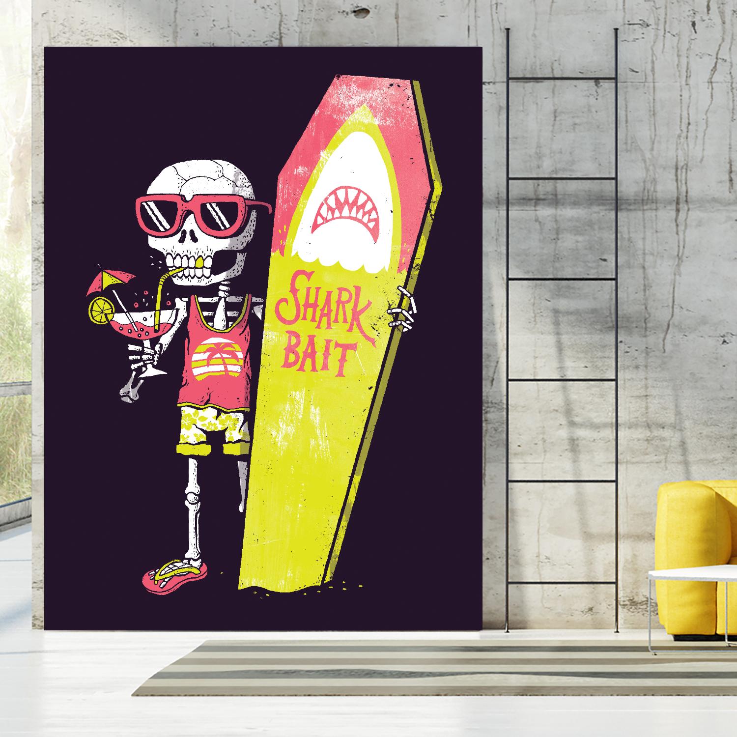 Shark Bait by Michael Buxton on GIANT ART - multicolor urban/pop surrealism; novelty