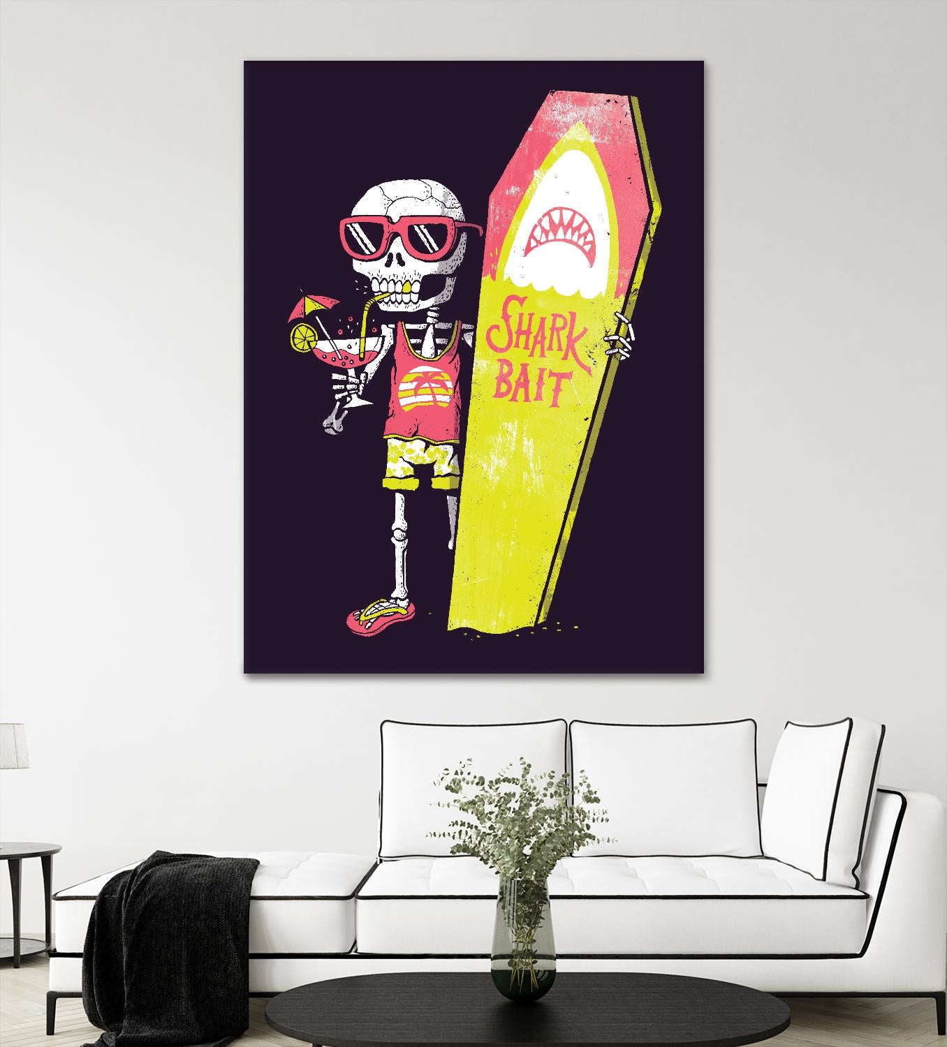 Shark Bait by Michael Buxton on GIANT ART - multicolor urban/pop surrealism; novelty