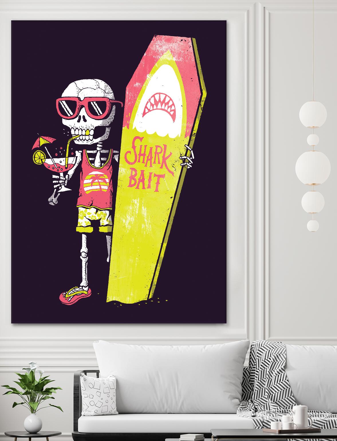 Shark Bait by Michael Buxton on GIANT ART - multicolor urban/pop surrealism; novelty